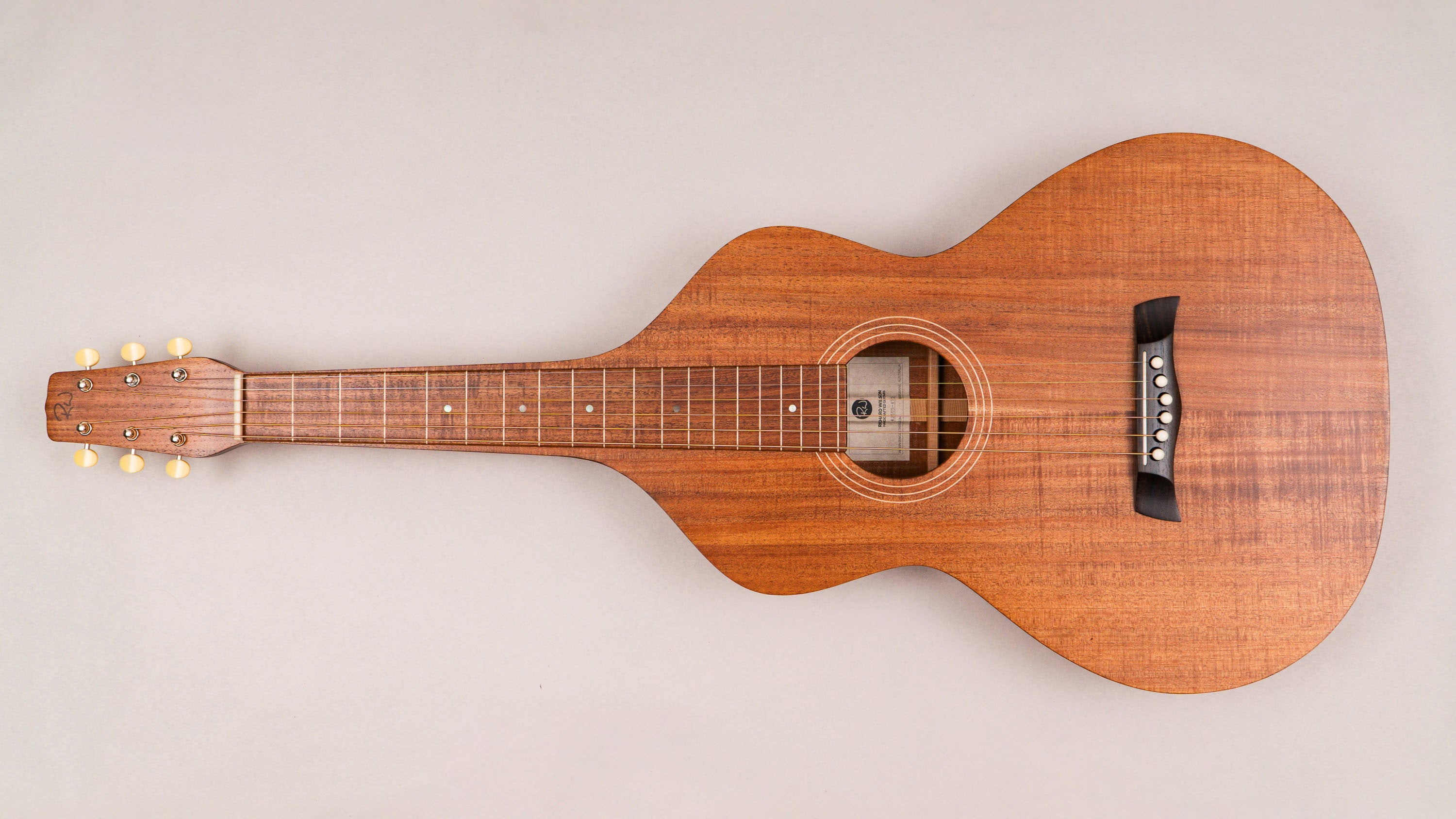 Style 1 Weissenborn Guitar - Tasmanian Blackwood Weissenborn Acoustic Lap Steel Slide Guitar by master luthier Richard Wilson. Handcrafted in Australia. Serial no. RW2505-475.