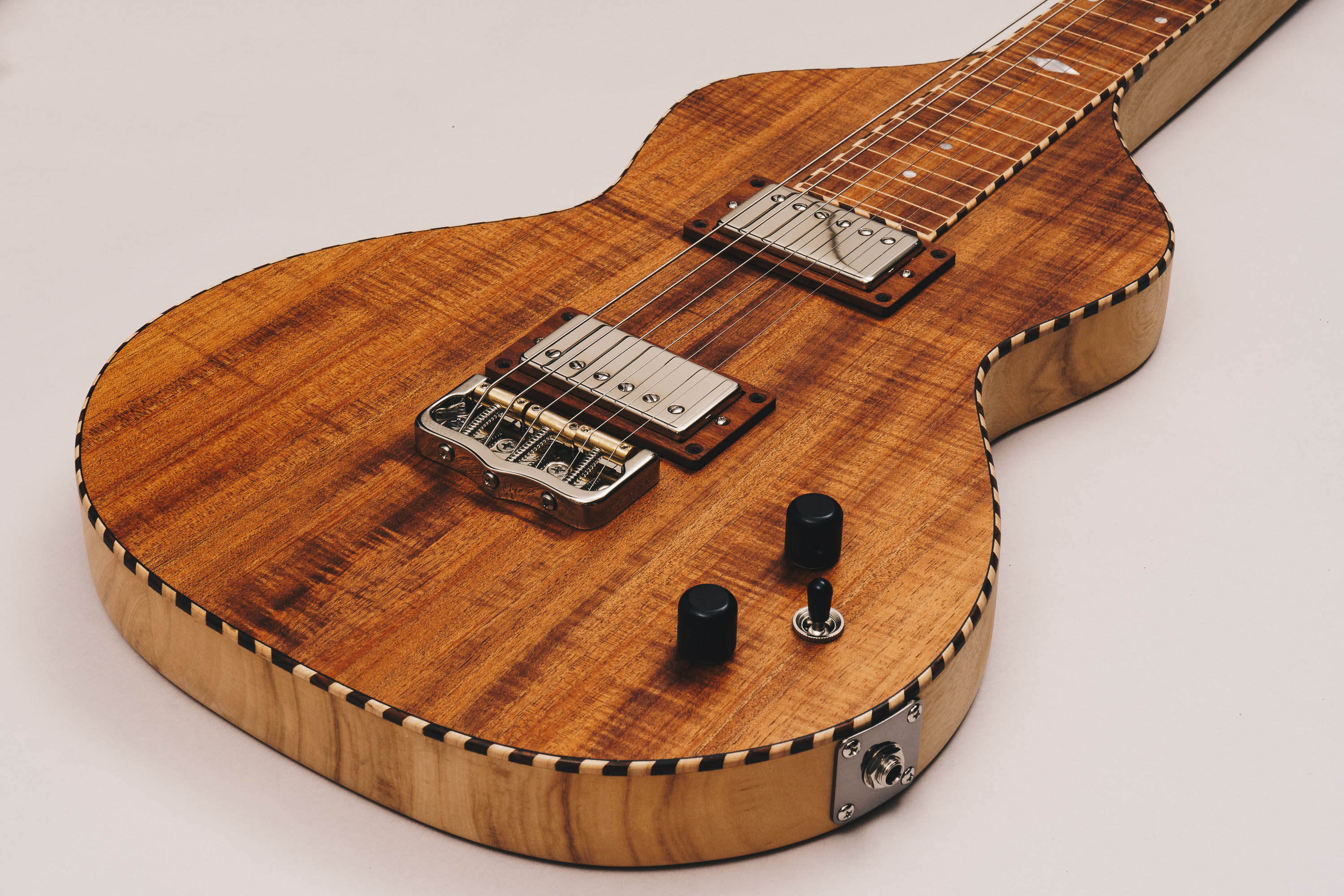 Electric Lap Steel Weissenborn Acoustic Lap Steel Slide Guitar by master luthier Richard Wilson. Handcrafted in Australia. Serial no. RW2037-286.