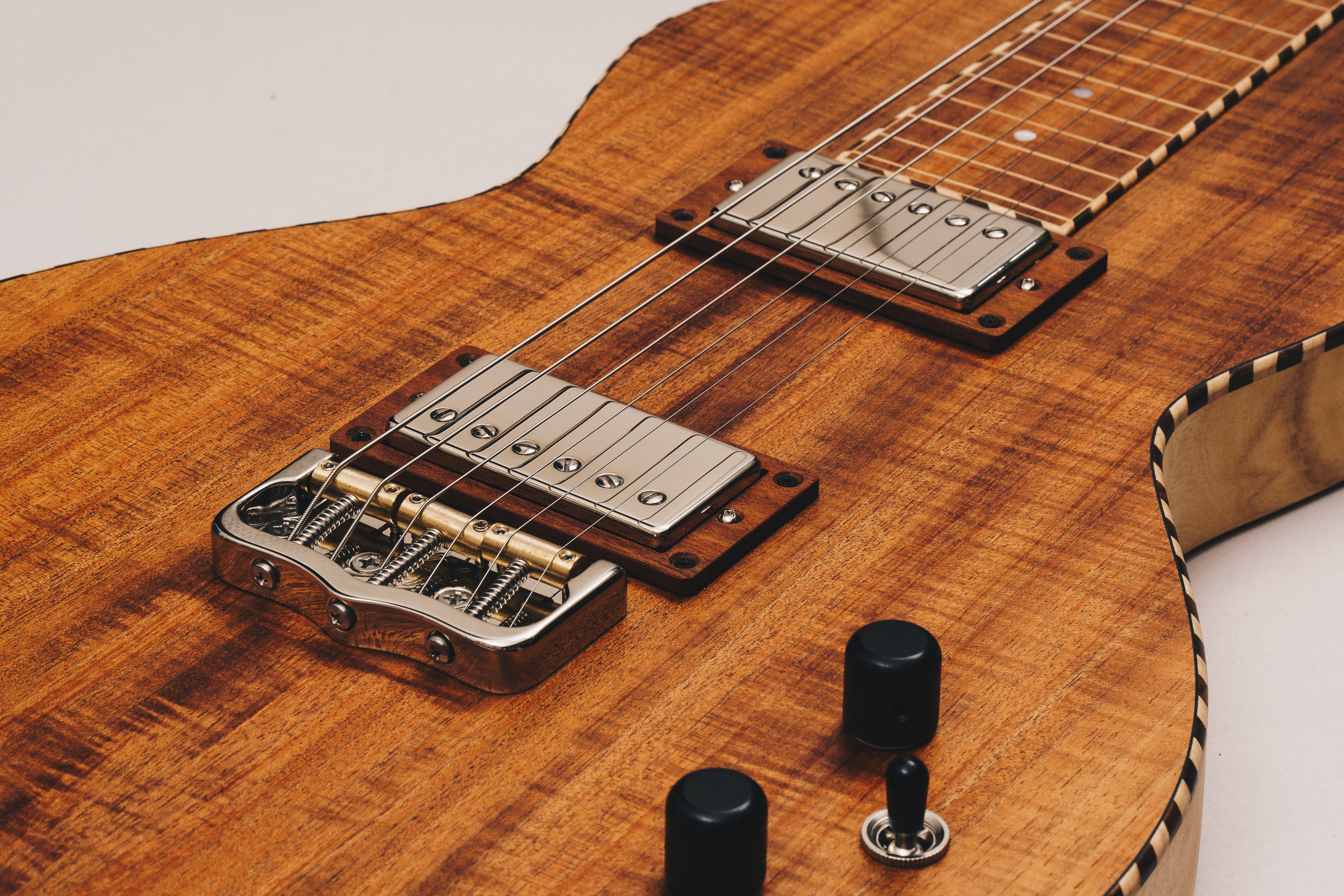 Electric Lap Steel Weissenborn Acoustic Lap Steel Slide Guitar by master luthier Richard Wilson. Handcrafted in Australia. Serial no. RW2037-286.