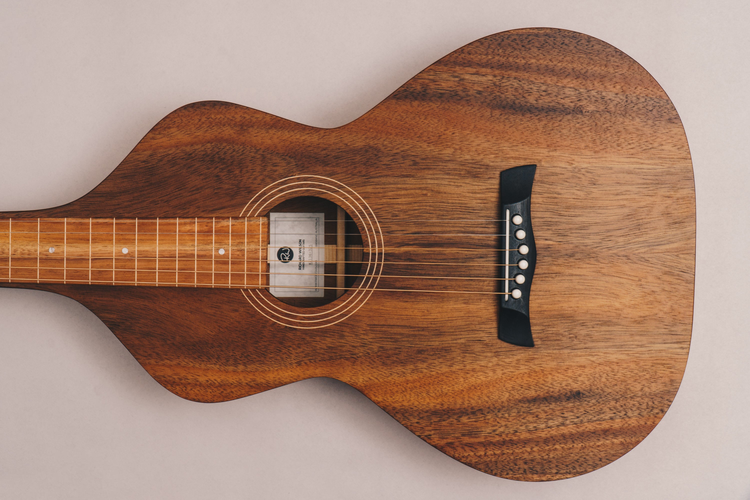 Hawaiian Koa Style 1 Weissenborn Guitar Weissenborn Acoustic Lap Steel Slide Guitar by master luthier Richard Wilson. Handcrafted in Australia. Serial no. RW2136-325.