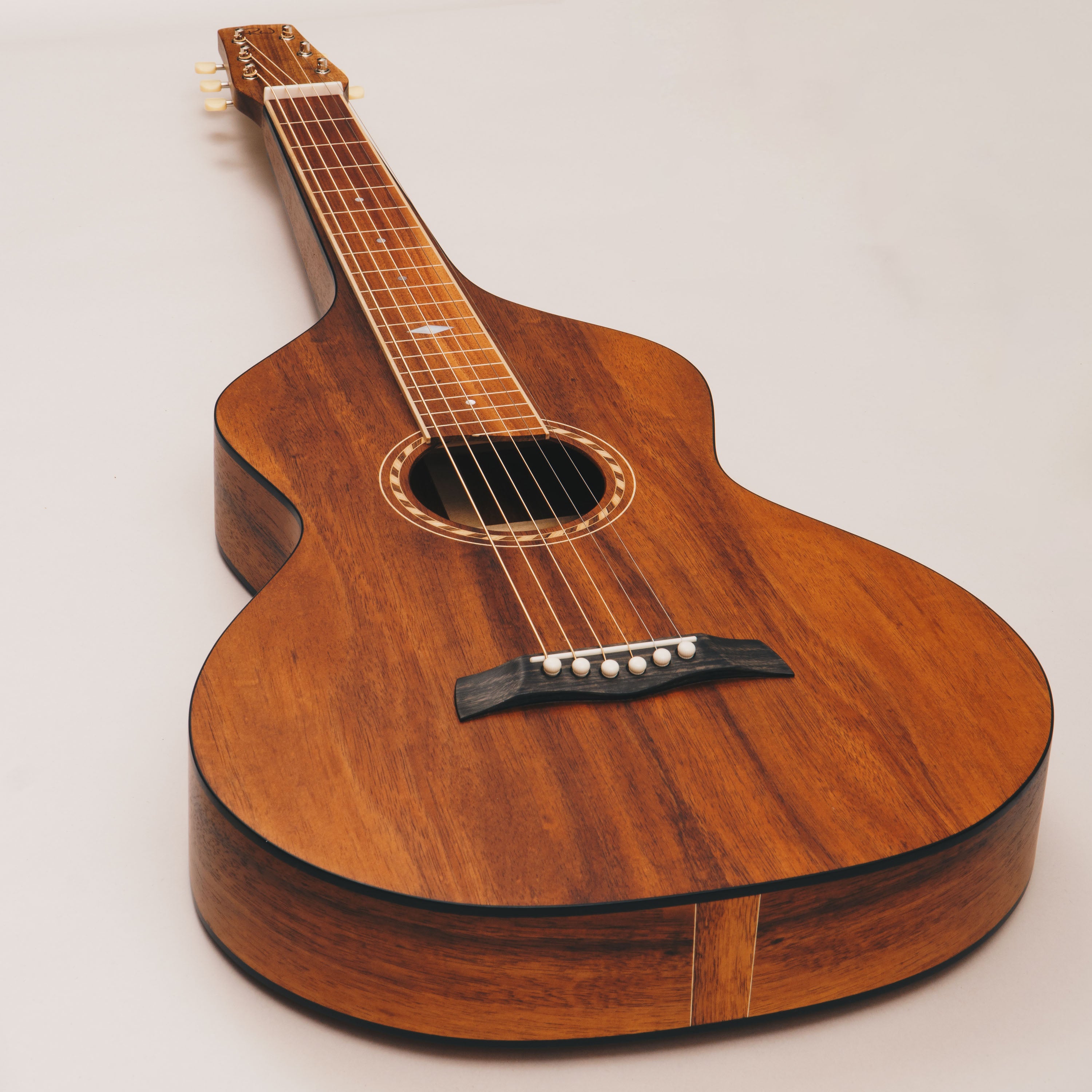 Hawaiian Koa Style 2 Weissenborn Guitar Weissenborn Acoustic Lap Steel Slide Guitar by master luthier Richard Wilson. Handcrafted in Australia. Serial no. RW2358-448.