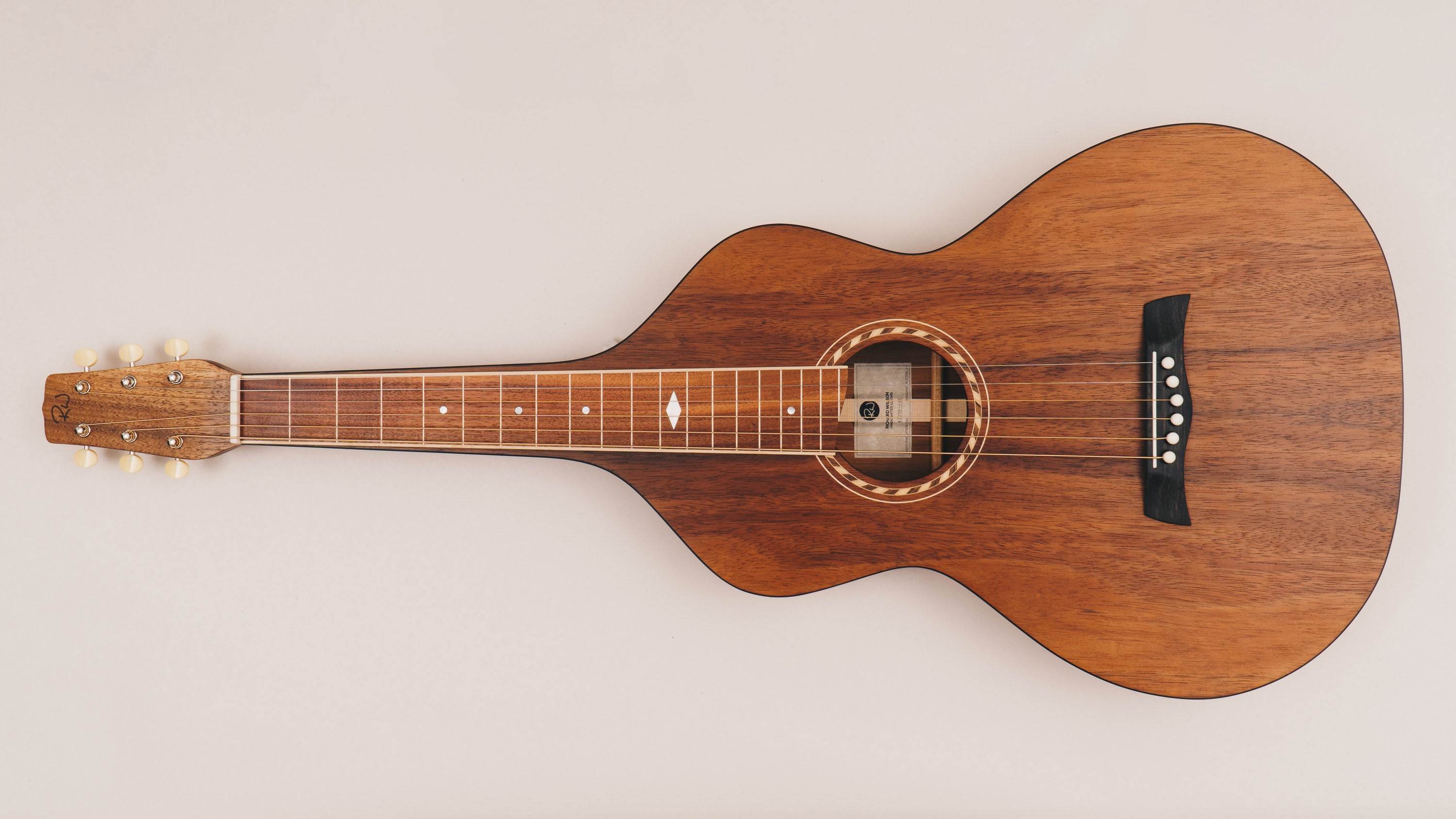 Hawaiian Koa Style 2 Weissenborn Guitar Weissenborn Acoustic Lap Steel Slide Guitar by master luthier Richard Wilson. Handcrafted in Australia. Serial no. RW2358-448.