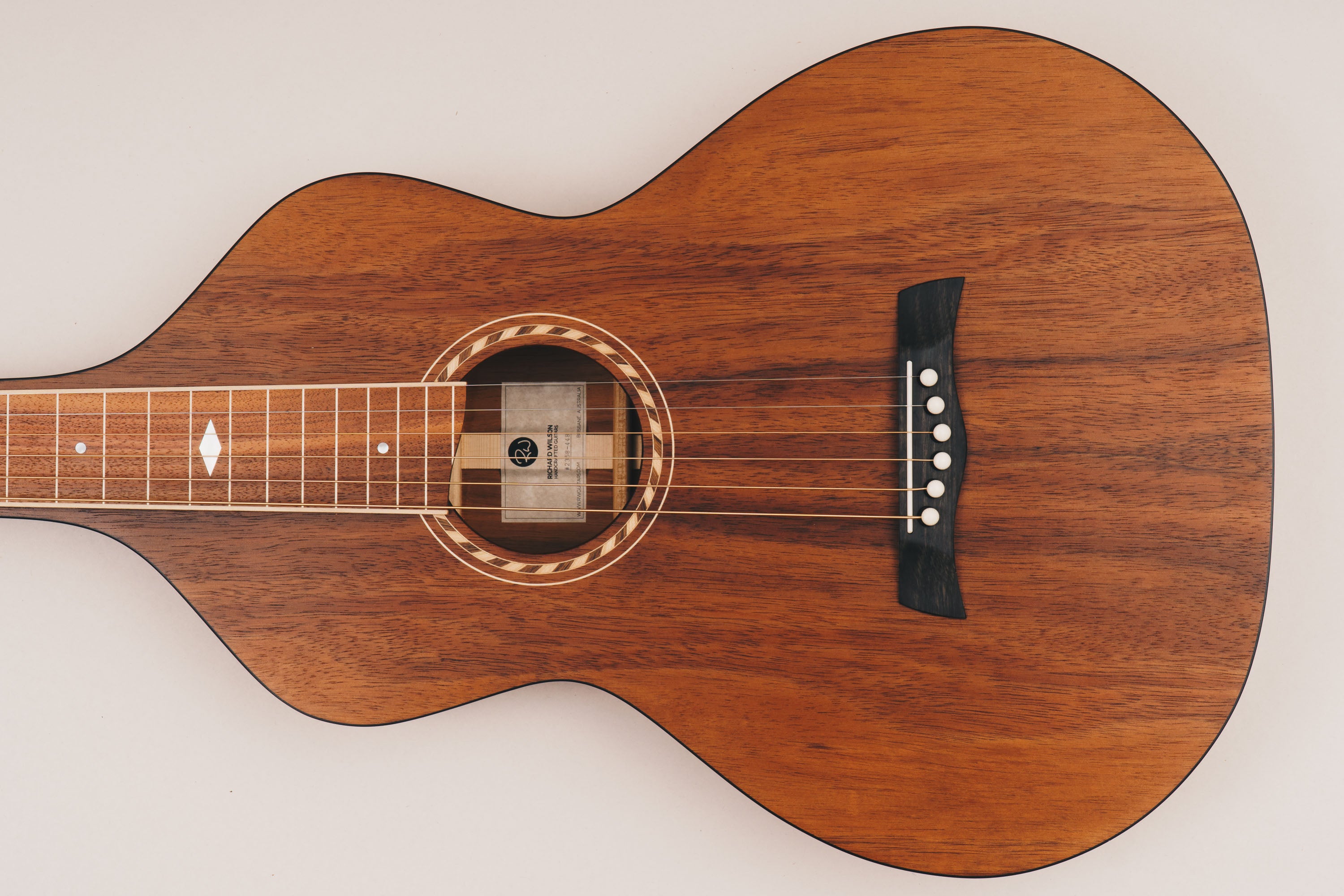 Hawaiian Koa Style 2 Weissenborn Guitar Weissenborn Acoustic Lap Steel Slide Guitar by master luthier Richard Wilson. Handcrafted in Australia. Serial no. RW2358-448.