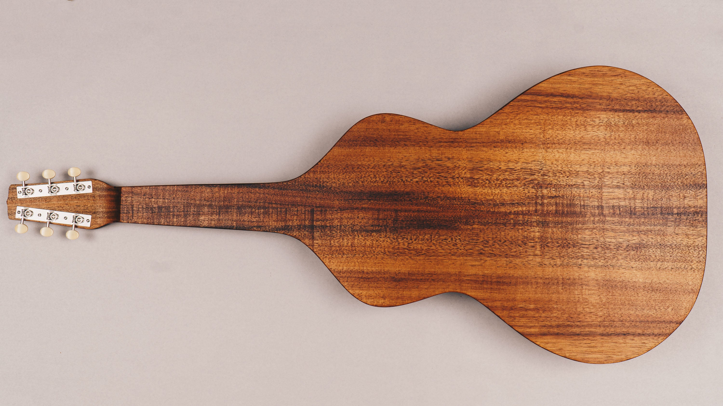 Hawaiian Koa Style 3 Weissenborn Acoustic Lap Steel Slide Guitar by master luthier Richard Wilson. Handcrafted in Australia. Serial no. RW1927-247.