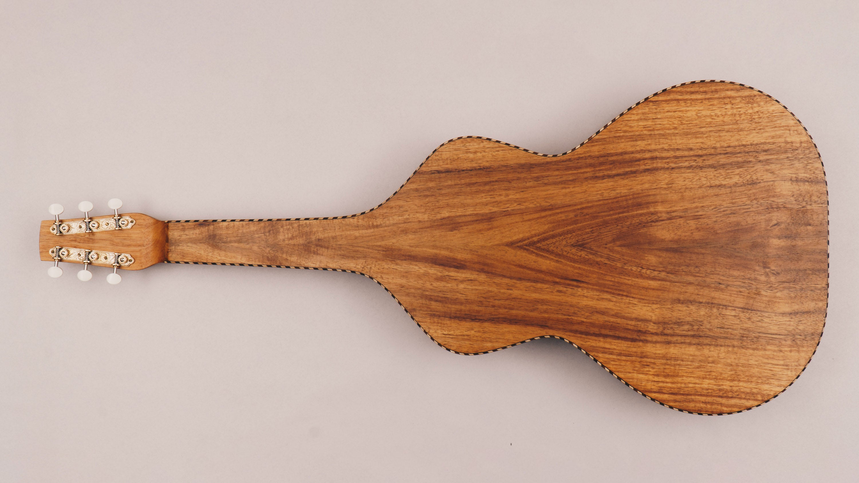Hawaiian Koa Style 4 Weissenborn Guitar Weissenborn Acoustic Lap Steel Slide Guitar by master luthier Richard Wilson. Handcrafted in Australia. Serial no. RW2124-313.