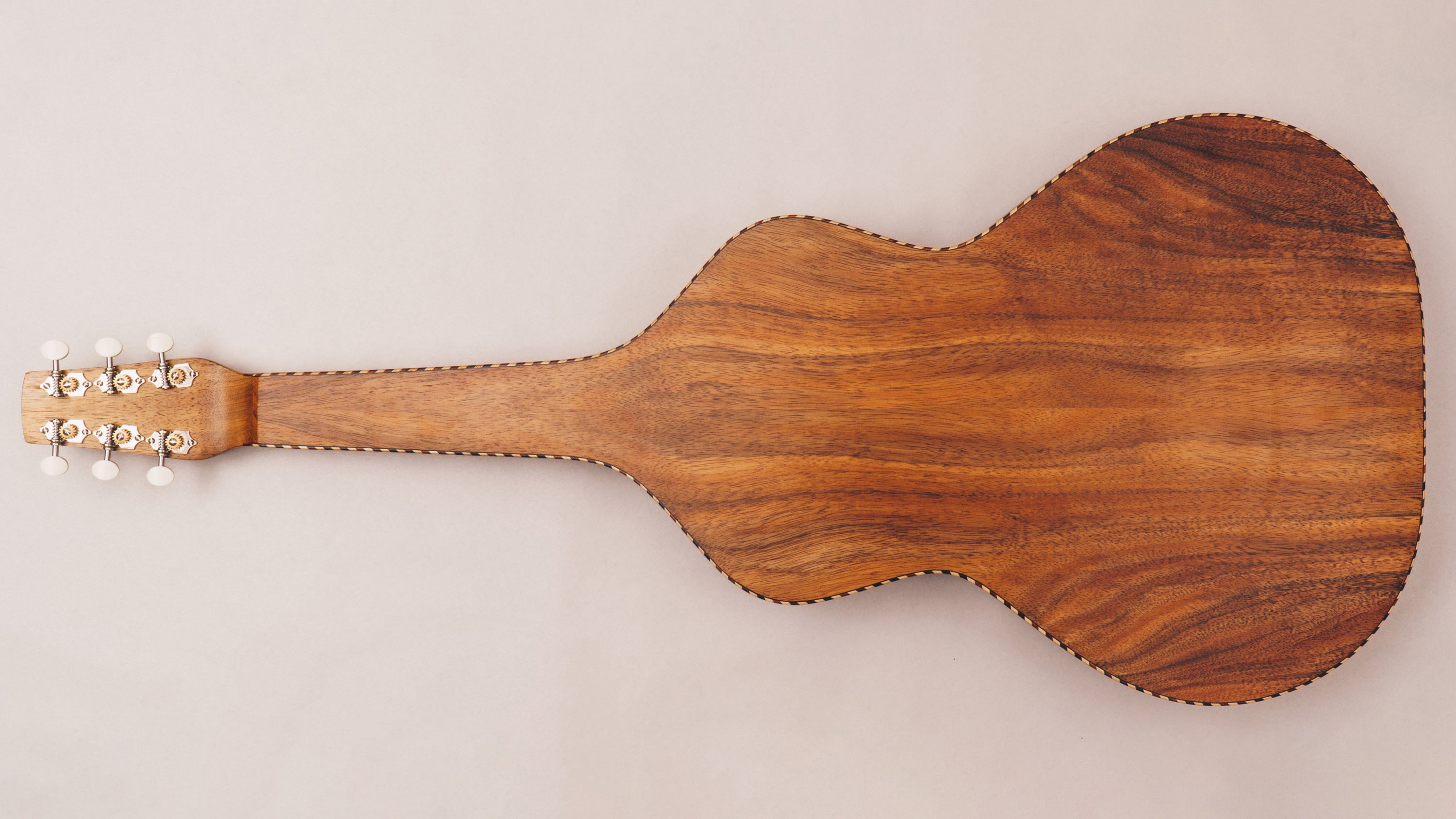 Hawaiian Koa Style 4 Weissenborn Guitar Weissenborn Acoustic Lap Steel Slide Guitar by master luthier Richard Wilson. Handcrafted in Australia. Serial no. RW2126-326.