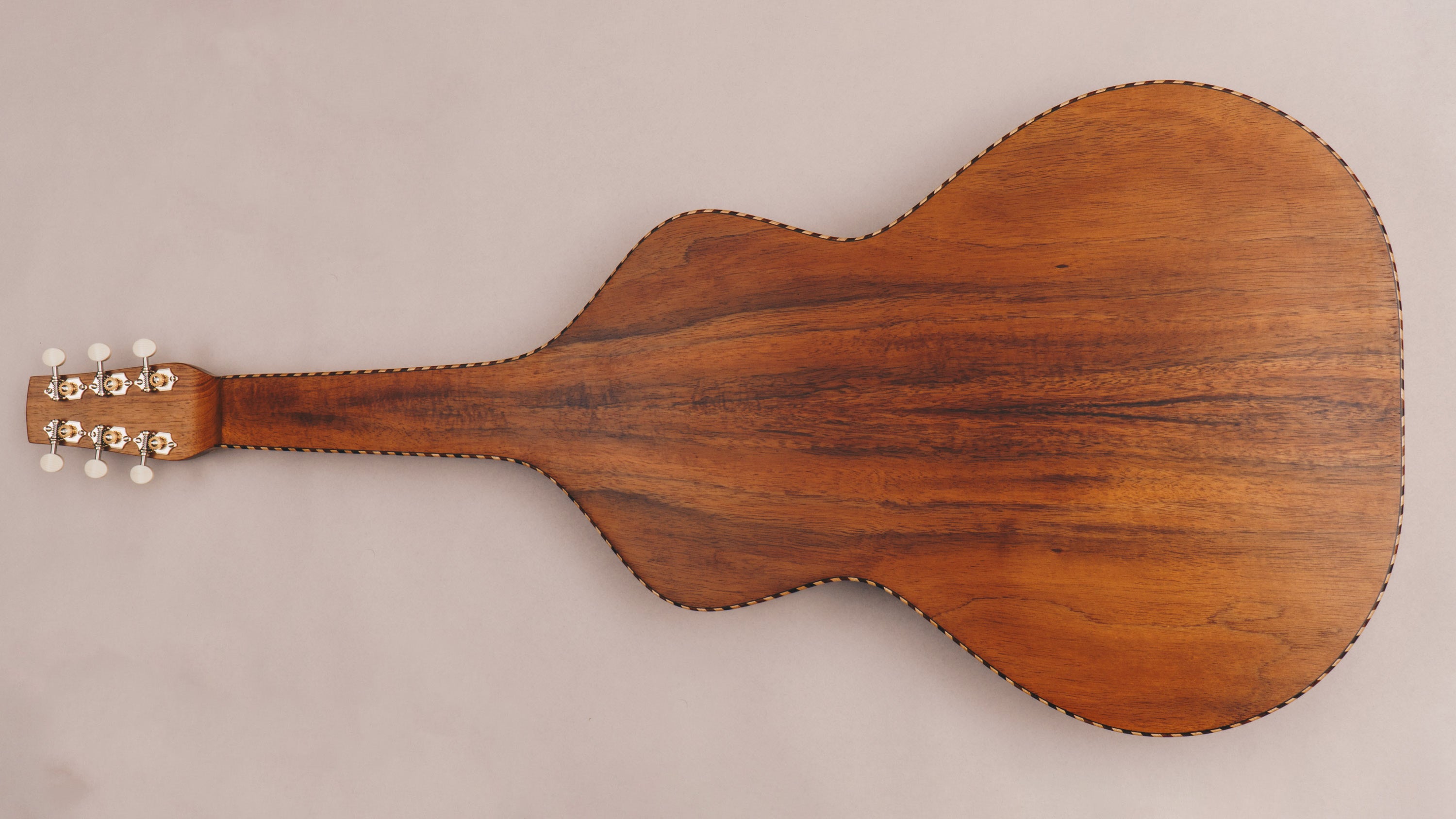 Hawaiian Koa Style 4 Weissenborn Guitar Weissenborn Acoustic Lap Steel Slide Guitar by master luthier Richard Wilson. Handcrafted in Australia. Serial no. RW2138-327.
