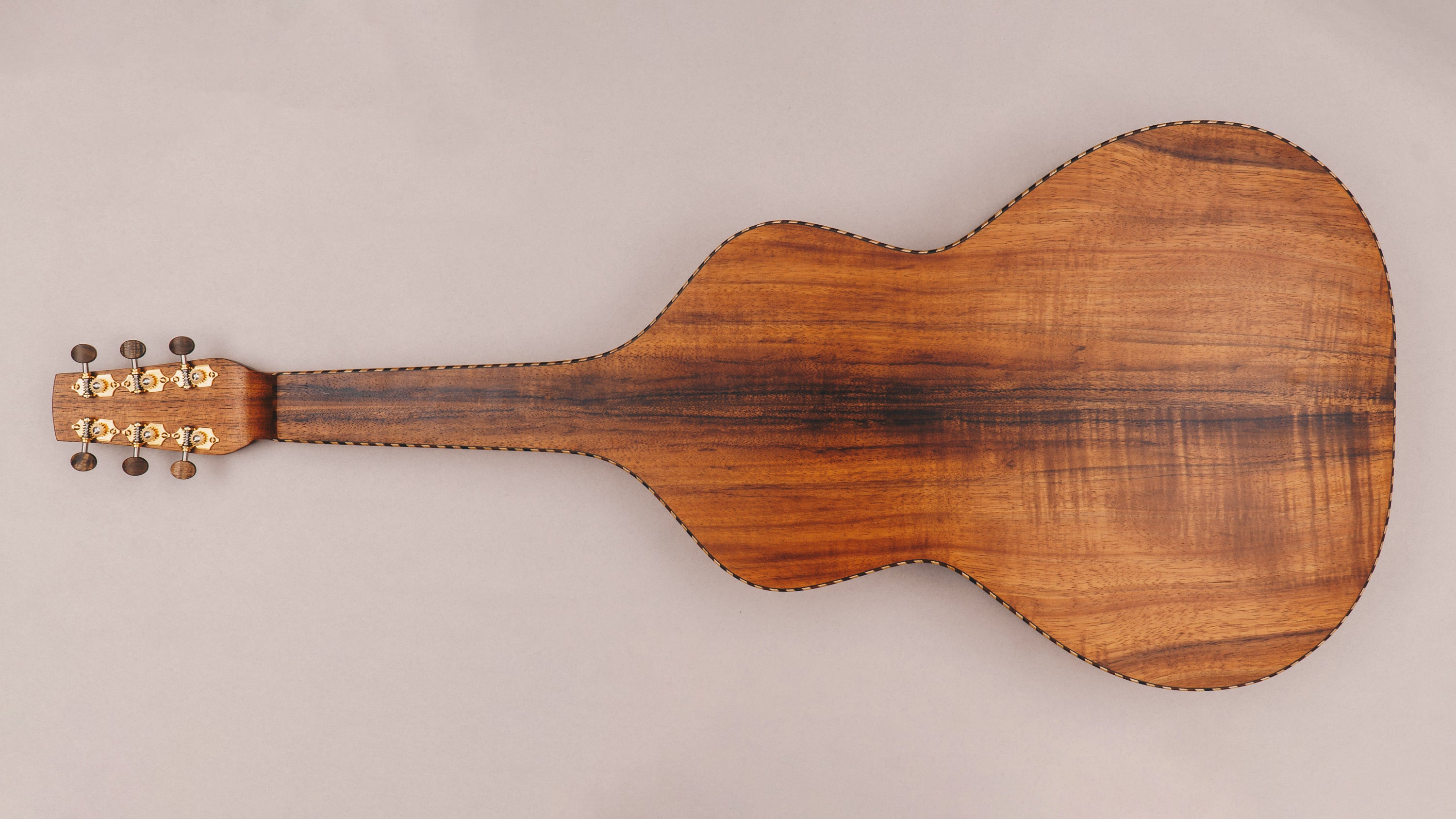 Hawaiian Koa Style 4 Weissenborn Guitar Weissenborn Acoustic Lap Steel Slide Guitar by master luthier Richard Wilson. Handcrafted in Australia. Serial no. RW2213-343.