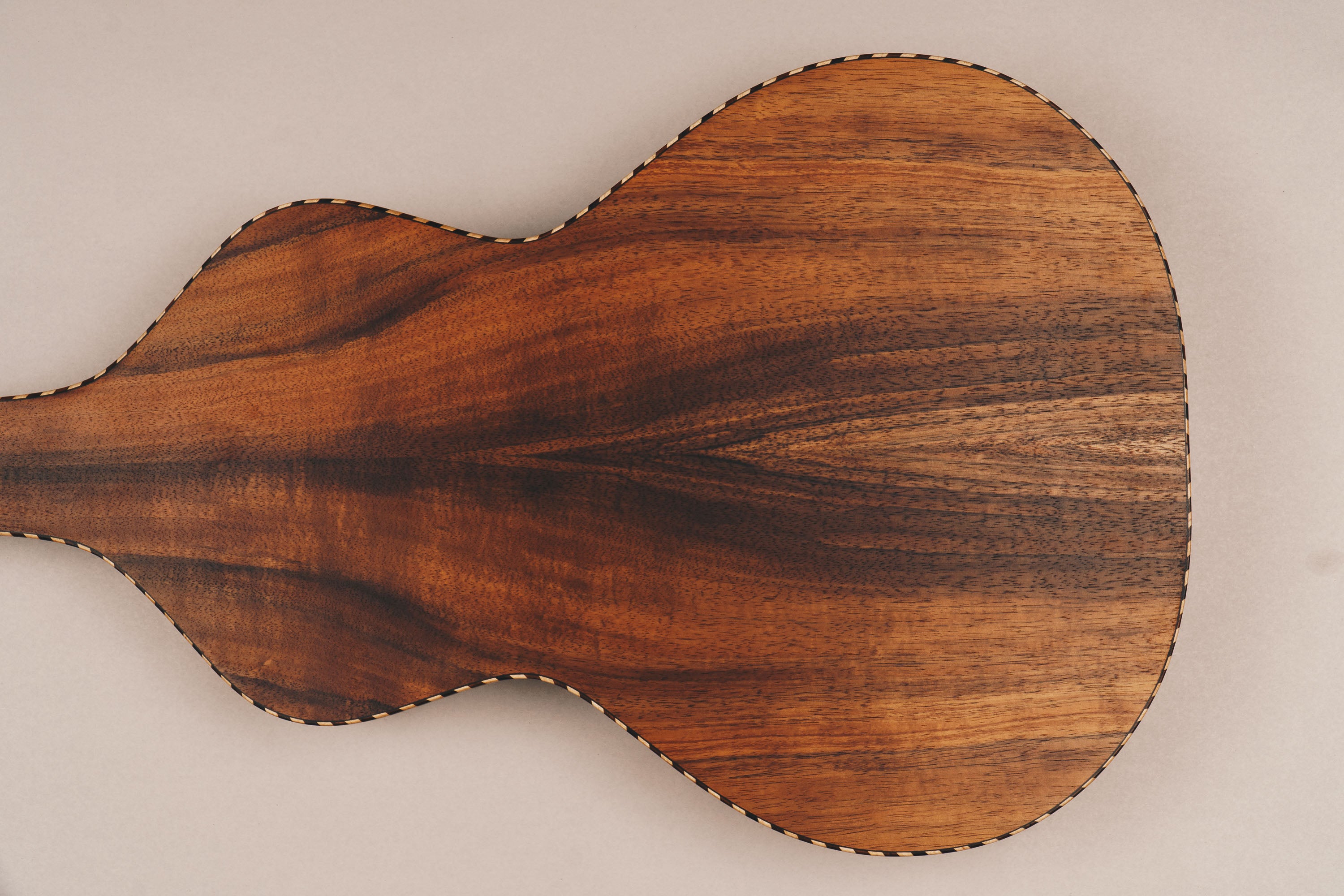 Koa Style 4 Weissenborn Acoustic Lap Steel Slide Guitar by master luthier Richard Wilson. Handcrafted in Australia. Serial no. RW1920-240.