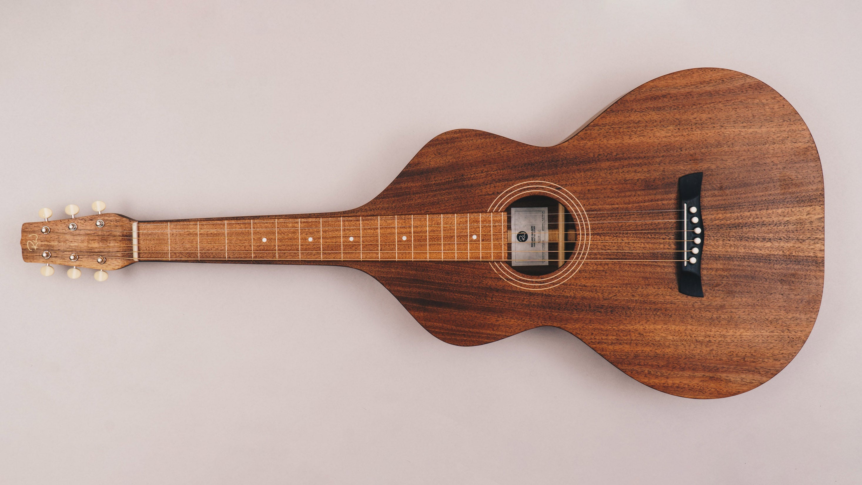 Style 1 Baritone Weissenborn Guitar Weissenborn Acoustic Lap Steel Slide Guitar by master luthier Richard Wilson. Handcrafted in Australia. Serial no. RW2128-317.