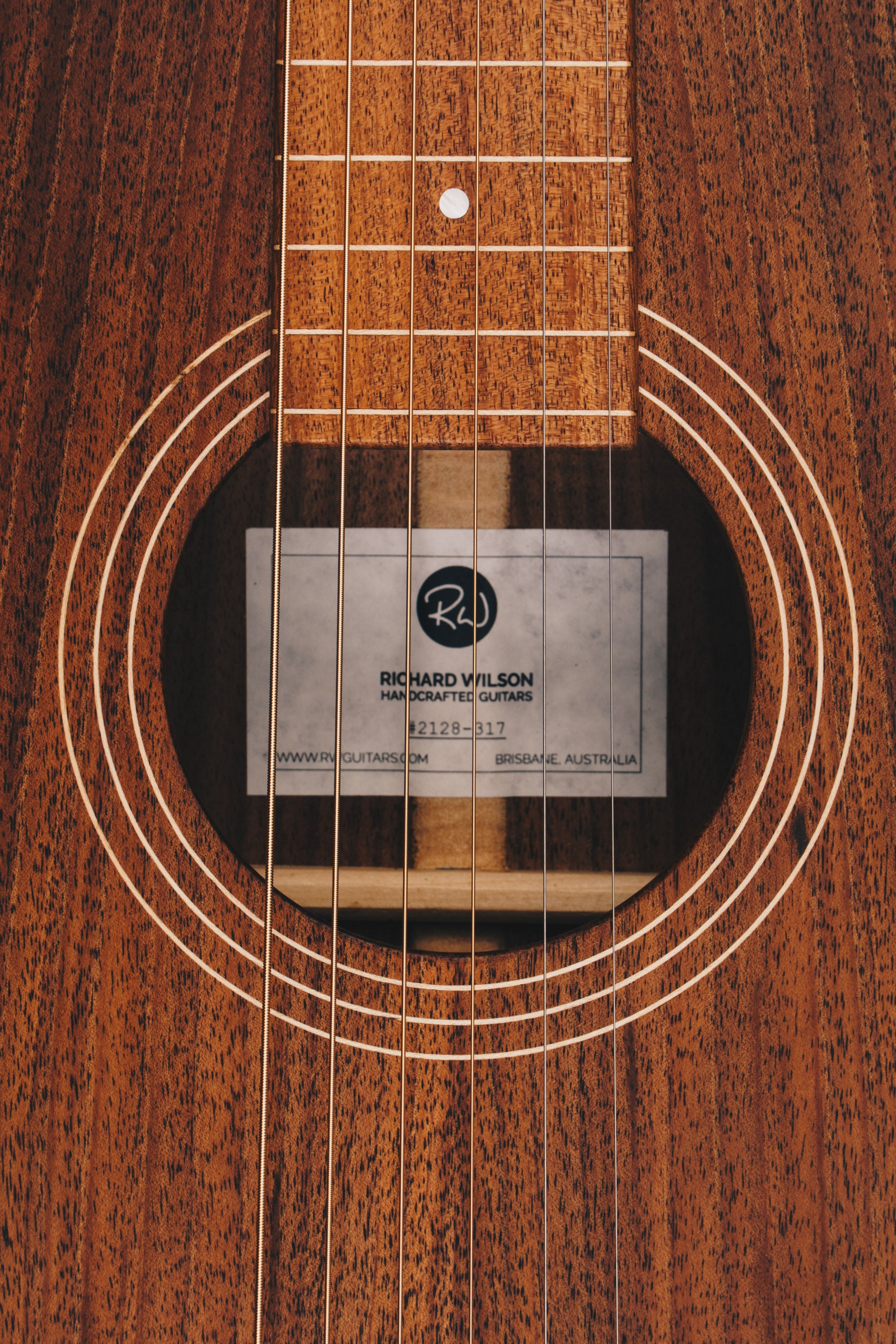 Style 1 Baritone Weissenborn Guitar Weissenborn Acoustic Lap Steel Slide Guitar by master luthier Richard Wilson. Handcrafted in Australia. Serial no. RW2128-317.