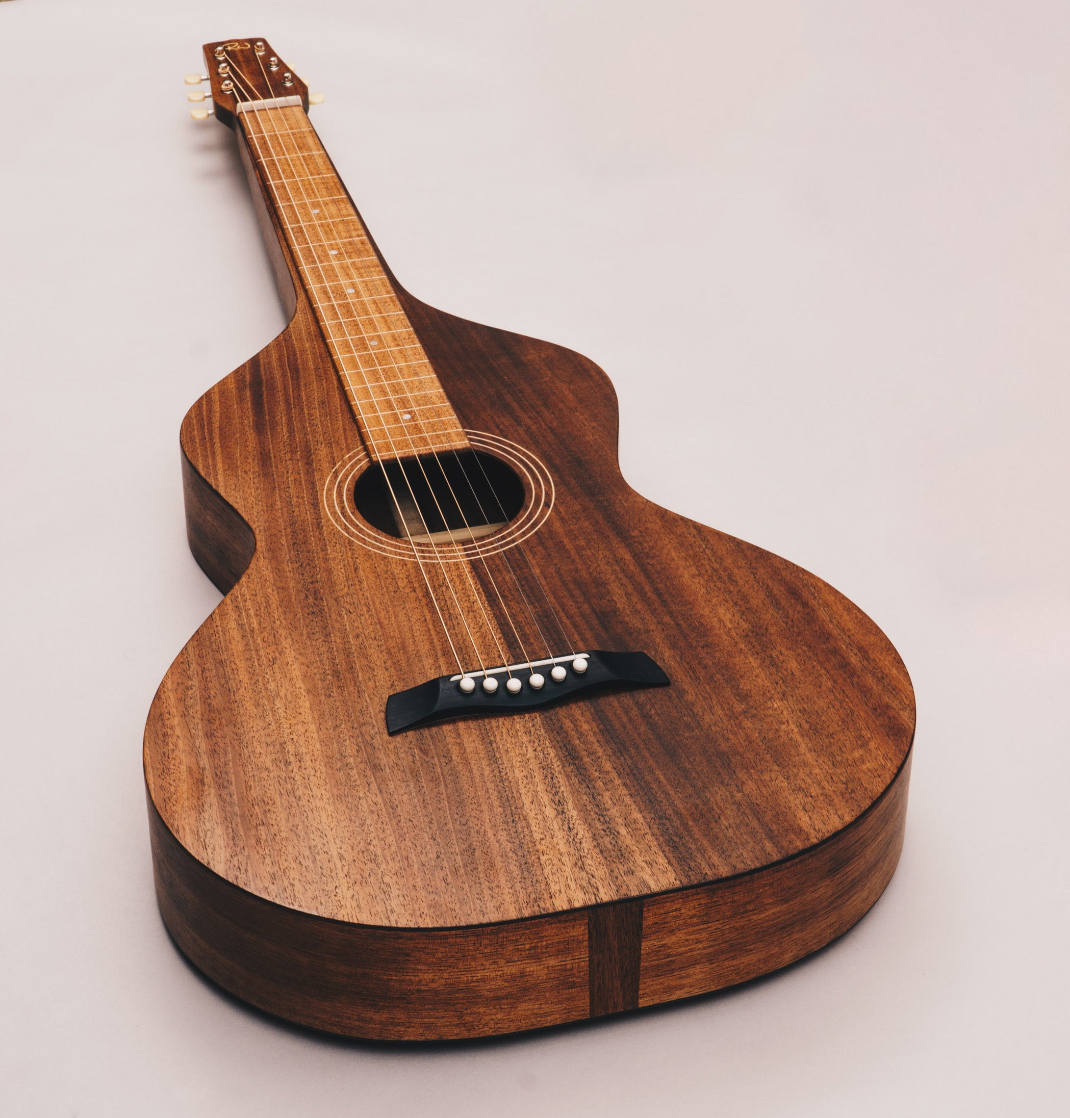 Style 1 Baritone Weissenborn Guitar Weissenborn Acoustic Lap Steel Slide Guitar by master luthier Richard Wilson. Handcrafted in Australia. Serial no. RW2128-317.