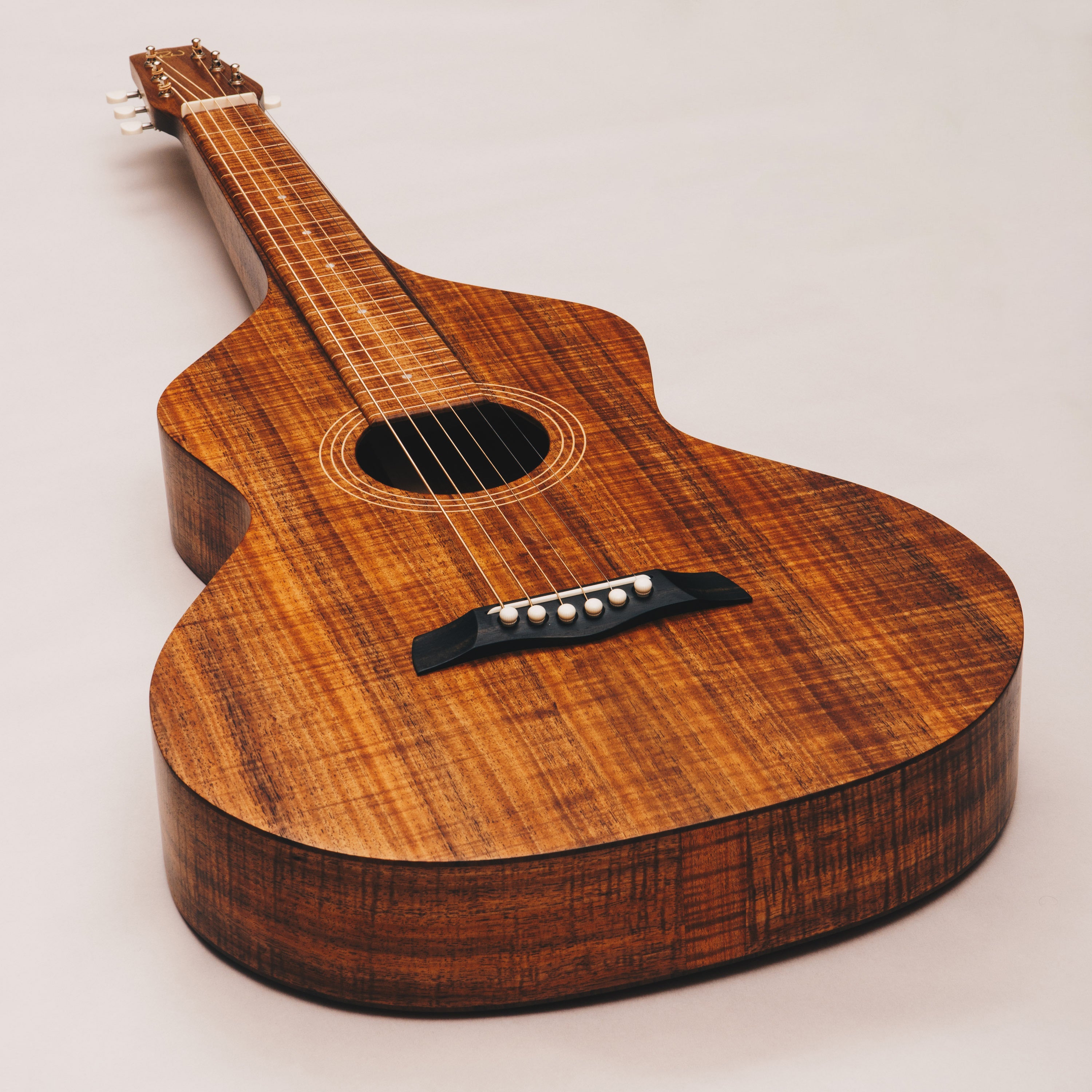 Style 1 Weissenborn Guitar - Master Series Weissenborn Acoustic Lap Steel Slide Guitar by master luthier Richard Wilson. Handcrafted in Australia. Serial no. RWRW2218-348.