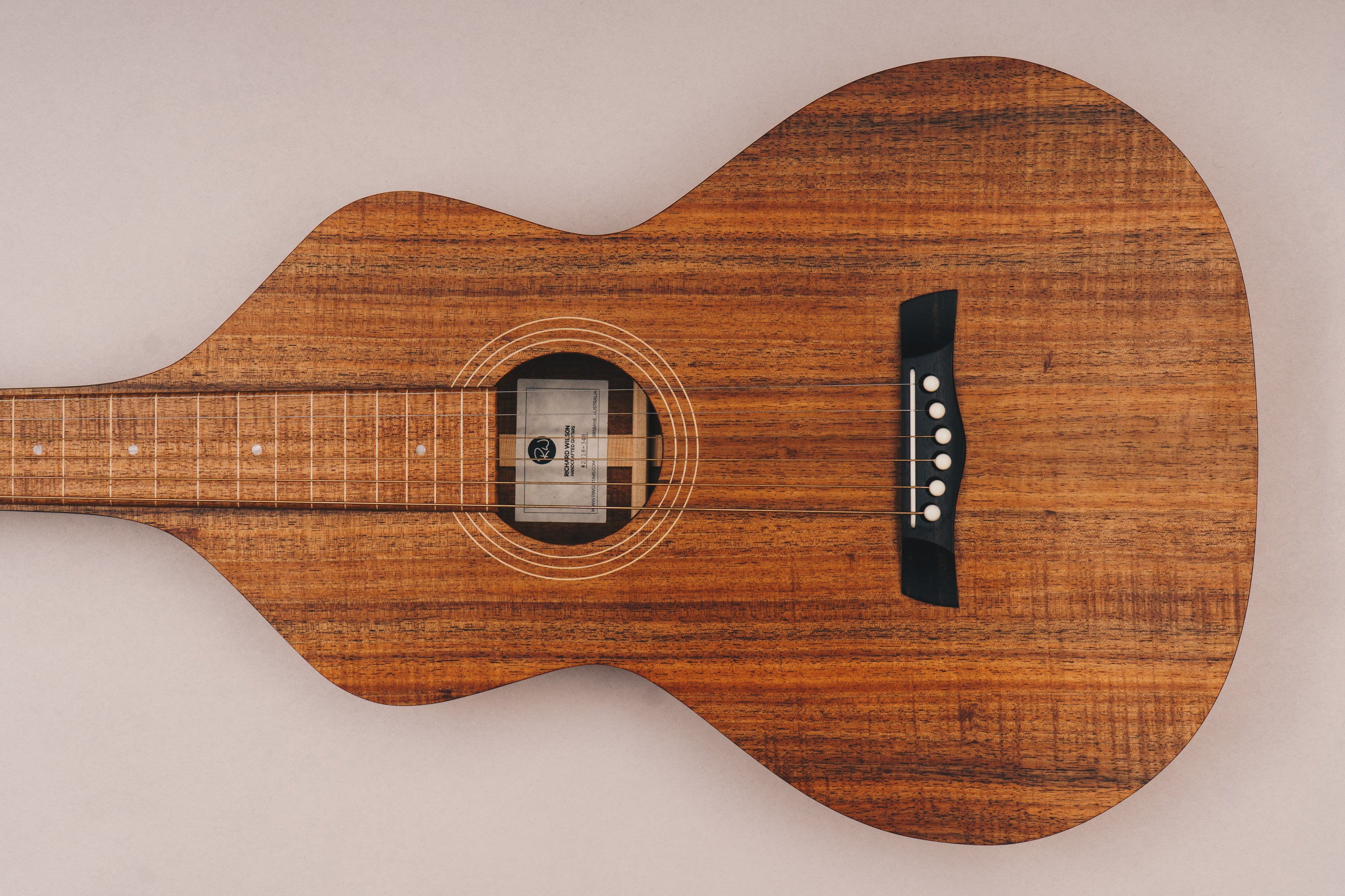 Style 1 Weissenborn Guitar - Master Series Weissenborn Acoustic Lap Steel Slide Guitar by master luthier Richard Wilson. Handcrafted in Australia. Serial no. RWRW2218-348.