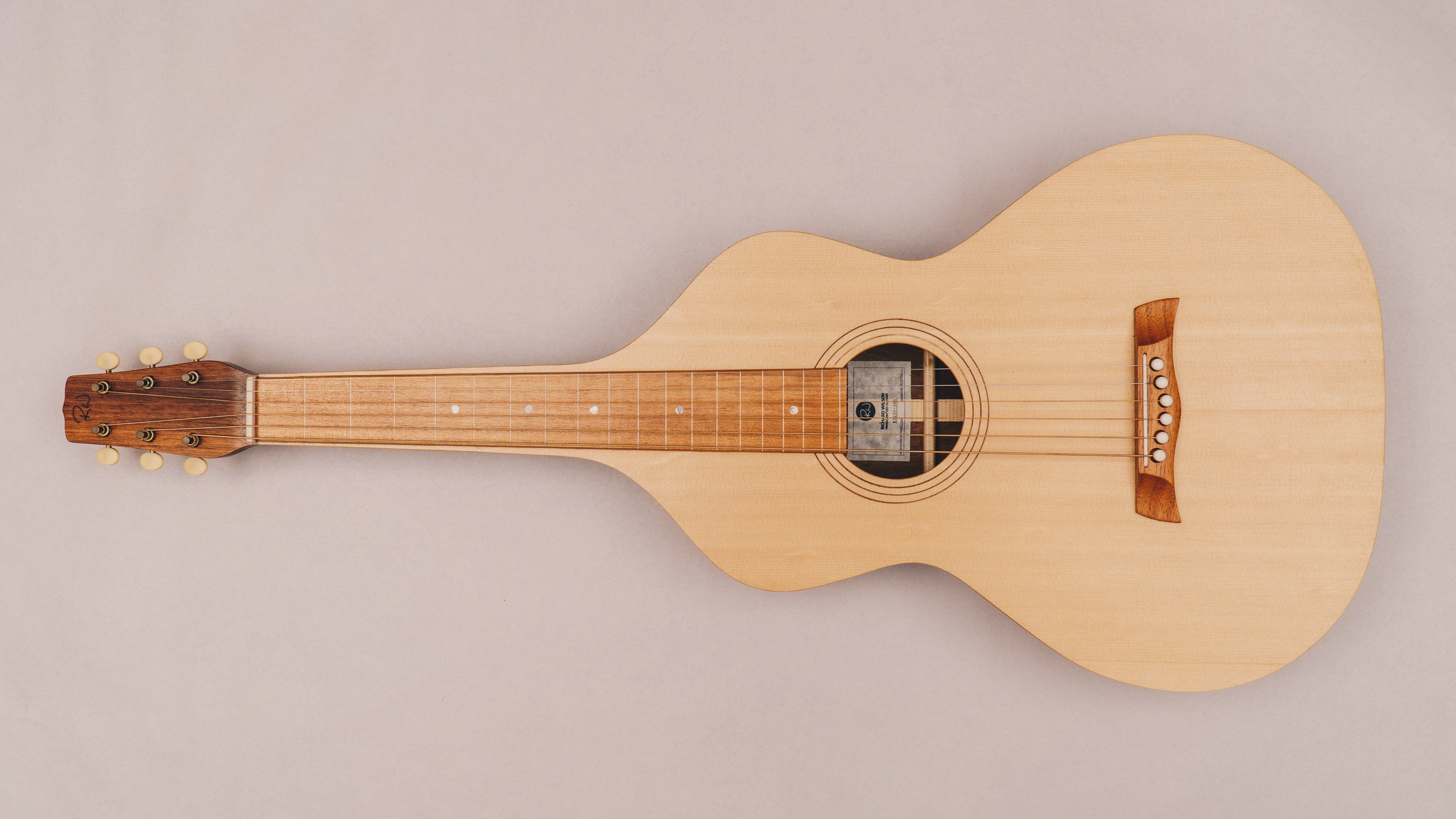 Style 1 Weissenborn Guitar - Sitka Spruce & Tasmanian Blackwood Weissenborn Acoustic Lap Steel Slide Guitar by master luthier Richard Wilson. Handcrafted in Australia. Serial no. RW2235-365.