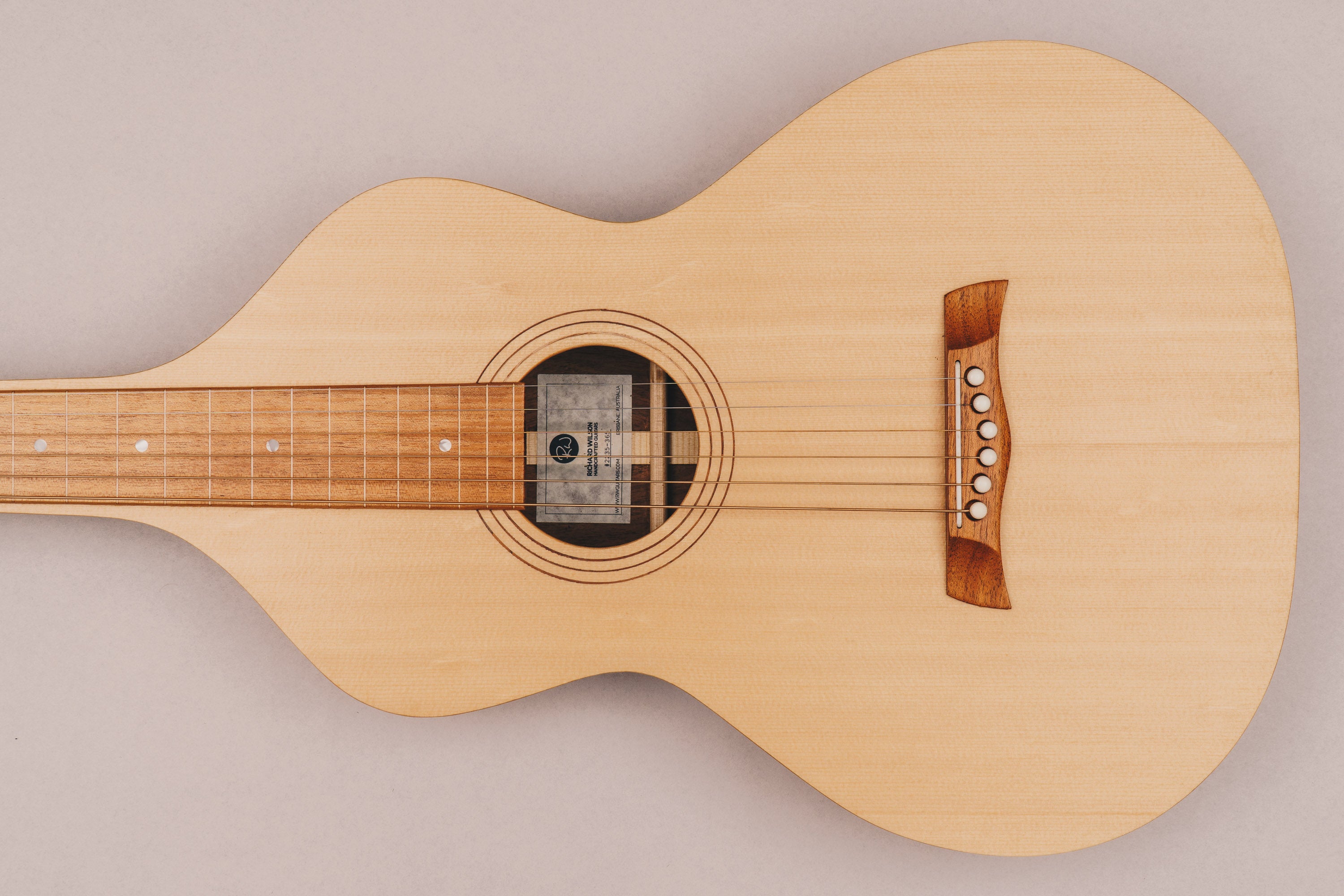 Style 1 Weissenborn Guitar - Sitka Spruce & Tasmanian Blackwood Weissenborn Acoustic Lap Steel Slide Guitar by master luthier Richard Wilson. Handcrafted in Australia. Serial no. RW2235-365.