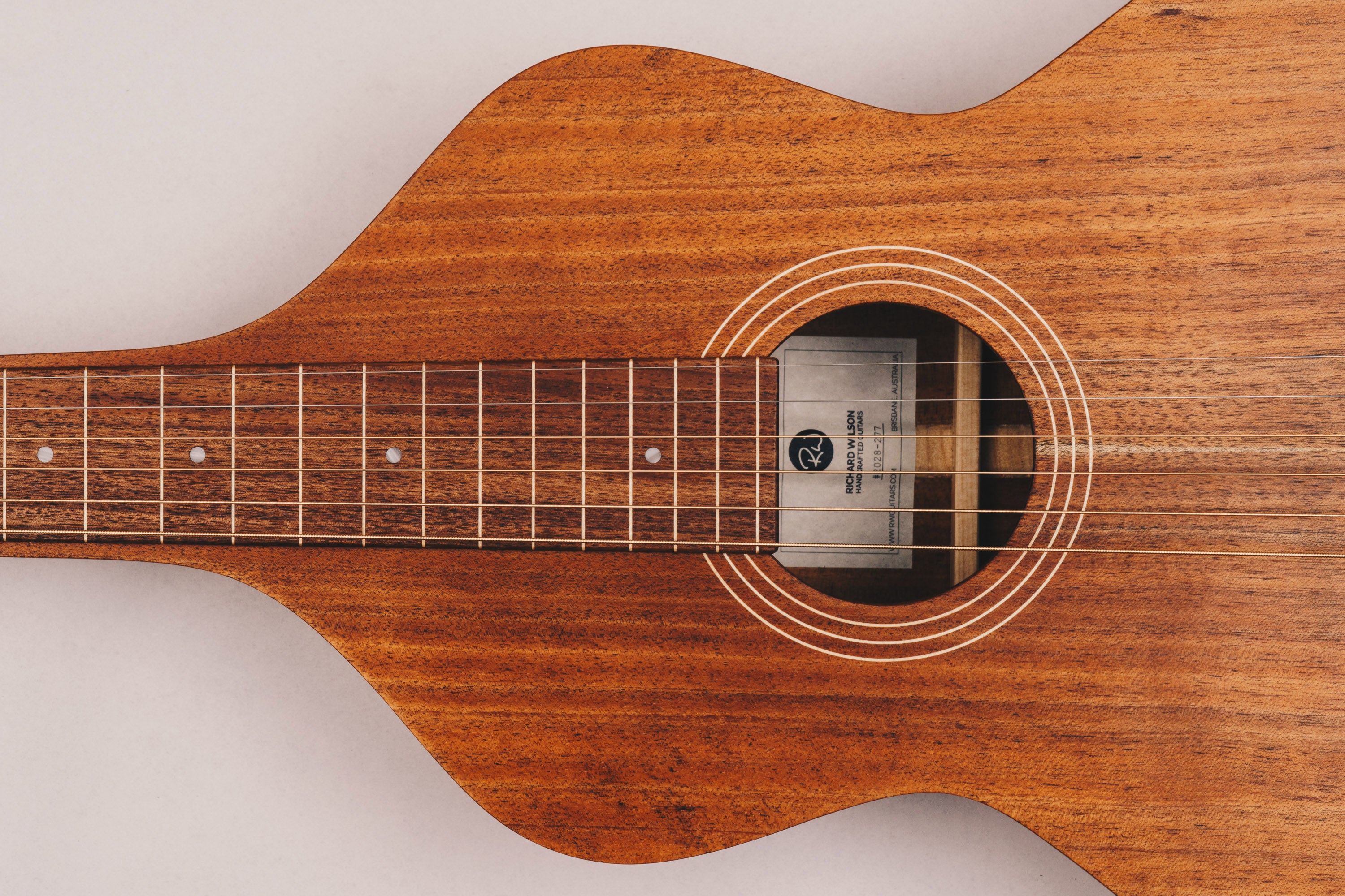 Style 1 Weissenborn Guitar Weissenborn Acoustic Lap Steel Slide Guitar by master luthier Richard Wilson. Handcrafted in Australia. Serial no. RW2028-277.
