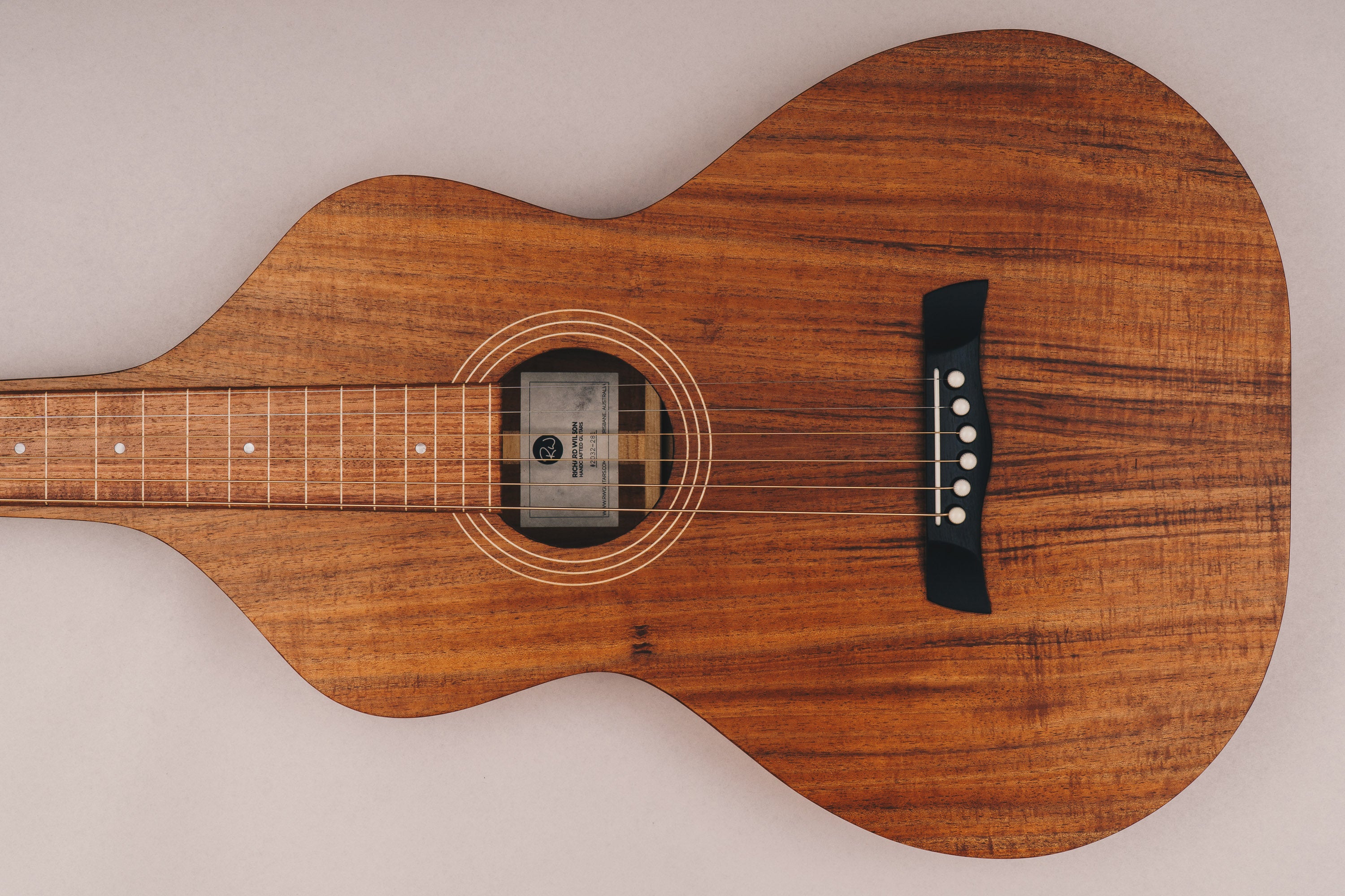 Style 1 Weissenborn Guitar Weissenborn Acoustic Lap Steel Slide Guitar by master luthier Richard Wilson. Handcrafted in Australia. Serial no. RW2032-281.