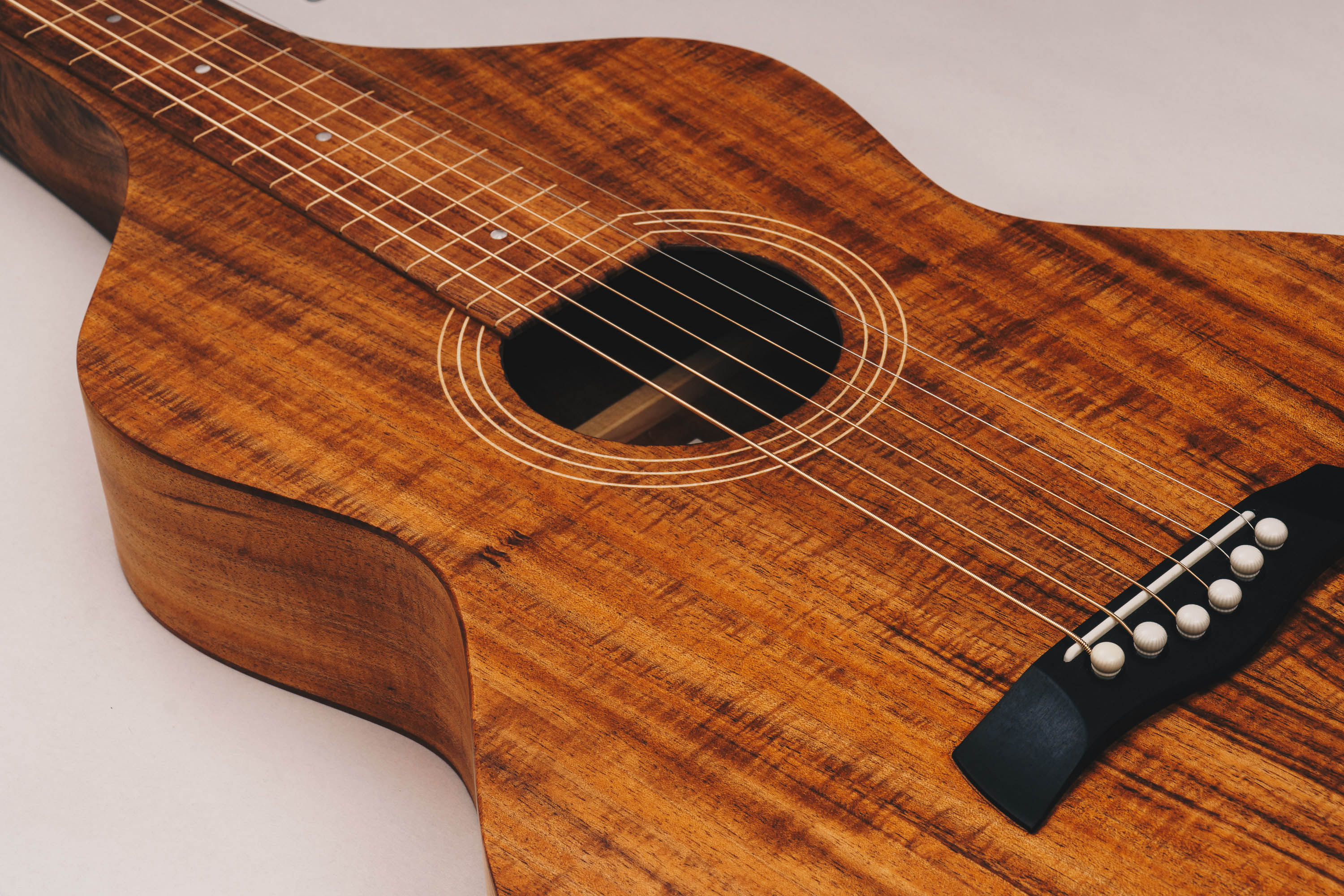 Style 1 Weissenborn Guitar Weissenborn Acoustic Lap Steel Slide Guitar by master luthier Richard Wilson. Handcrafted in Australia. Serial no. RW2032-281.