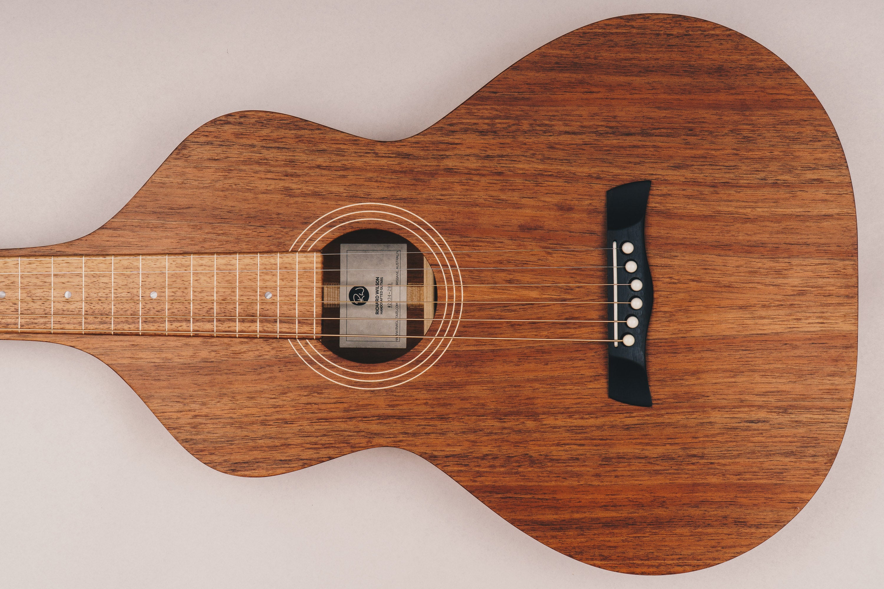 Style 1 Weissenborn Guitar Weissenborn Acoustic Lap Steel Slide Guitar by master luthier Richard Wilson. Handcrafted in Australia. Serial no. RW2034-283.