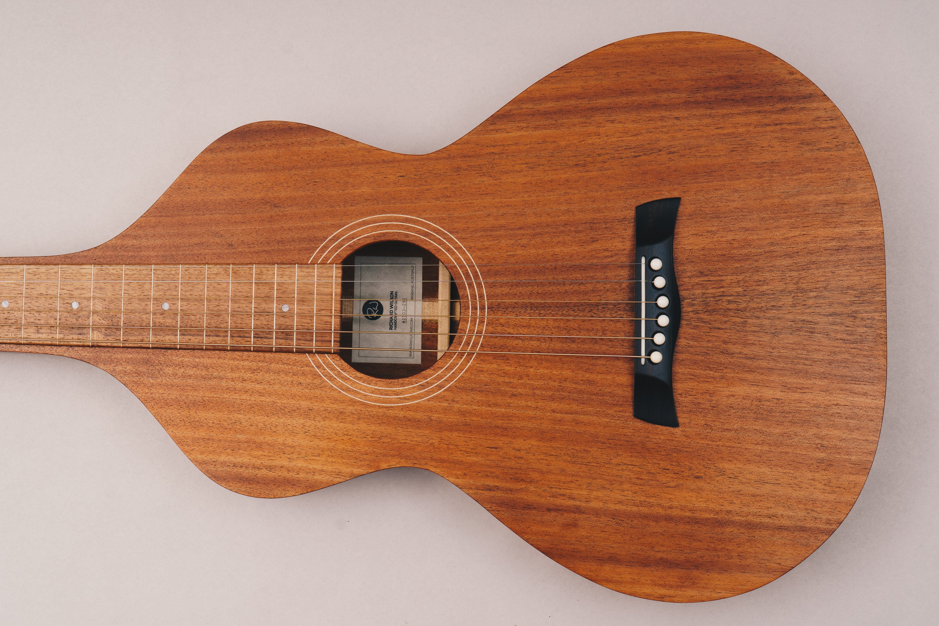 Style 1 Weissenborn Guitar Weissenborn Acoustic Lap Steel Slide Guitar by master luthier Richard Wilson. Handcrafted in Australia. Serial no. RW2103-292.