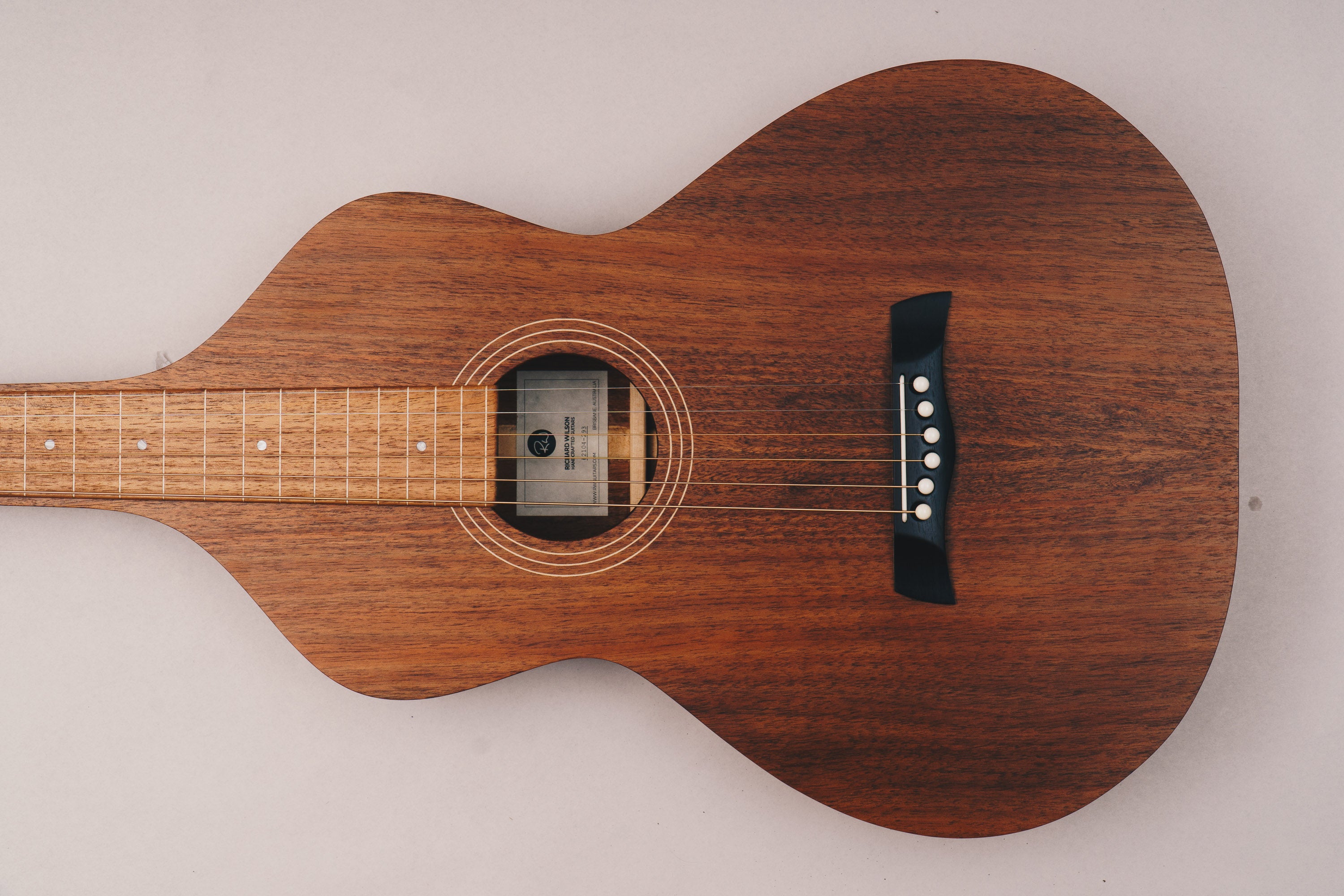 Style 1 Weissenborn Guitar Weissenborn Acoustic Lap Steel Slide Guitar by master luthier Richard Wilson. Handcrafted in Australia. Serial no. RW2104-293.