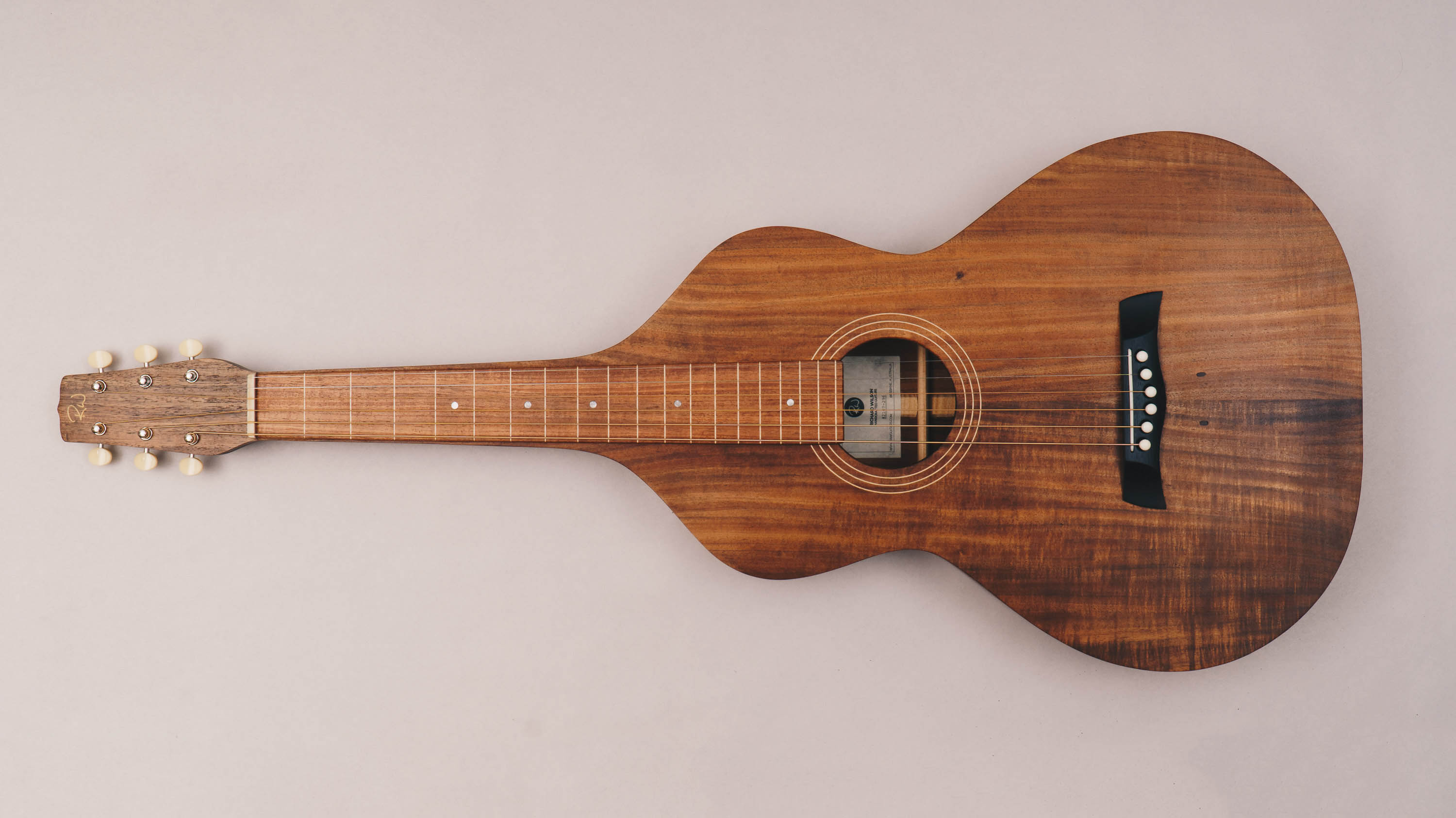 Style 1 Weissenborn Guitar Weissenborn Acoustic Lap Steel Slide Guitar by master luthier Richard Wilson. Handcrafted in Australia. Serial no. RW2107-296.