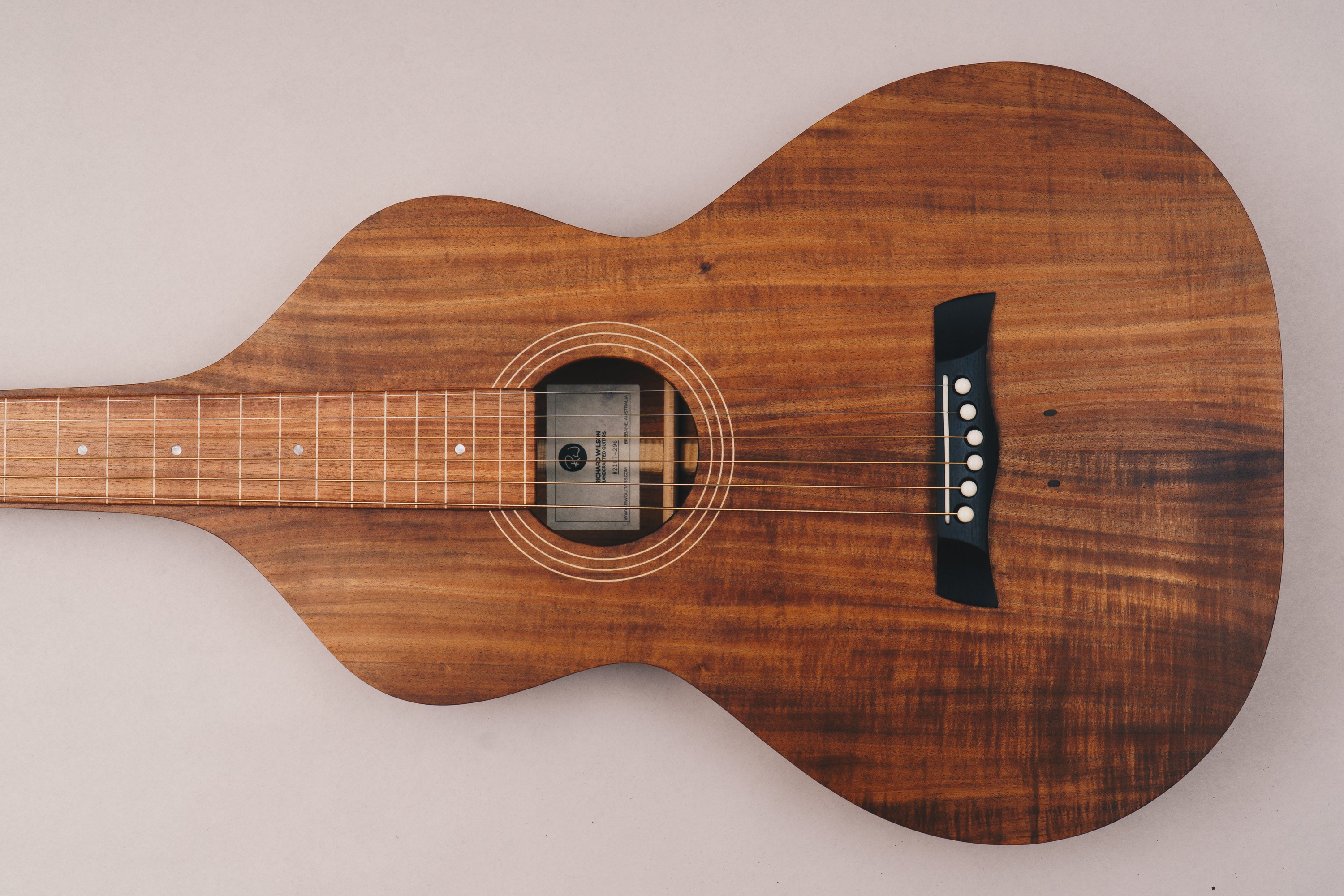 Style 1 Weissenborn Guitar Weissenborn Acoustic Lap Steel Slide Guitar by master luthier Richard Wilson. Handcrafted in Australia. Serial no. RW2107-296.