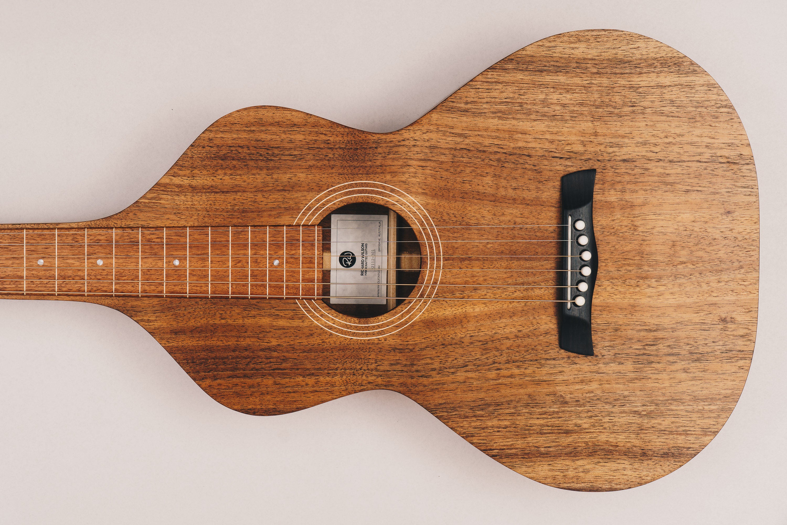 Style 1 Weissenborn Guitar Weissenborn Acoustic Lap Steel Slide Guitar by master luthier Richard Wilson. Handcrafted in Australia. Serial no. RW2112-301.
