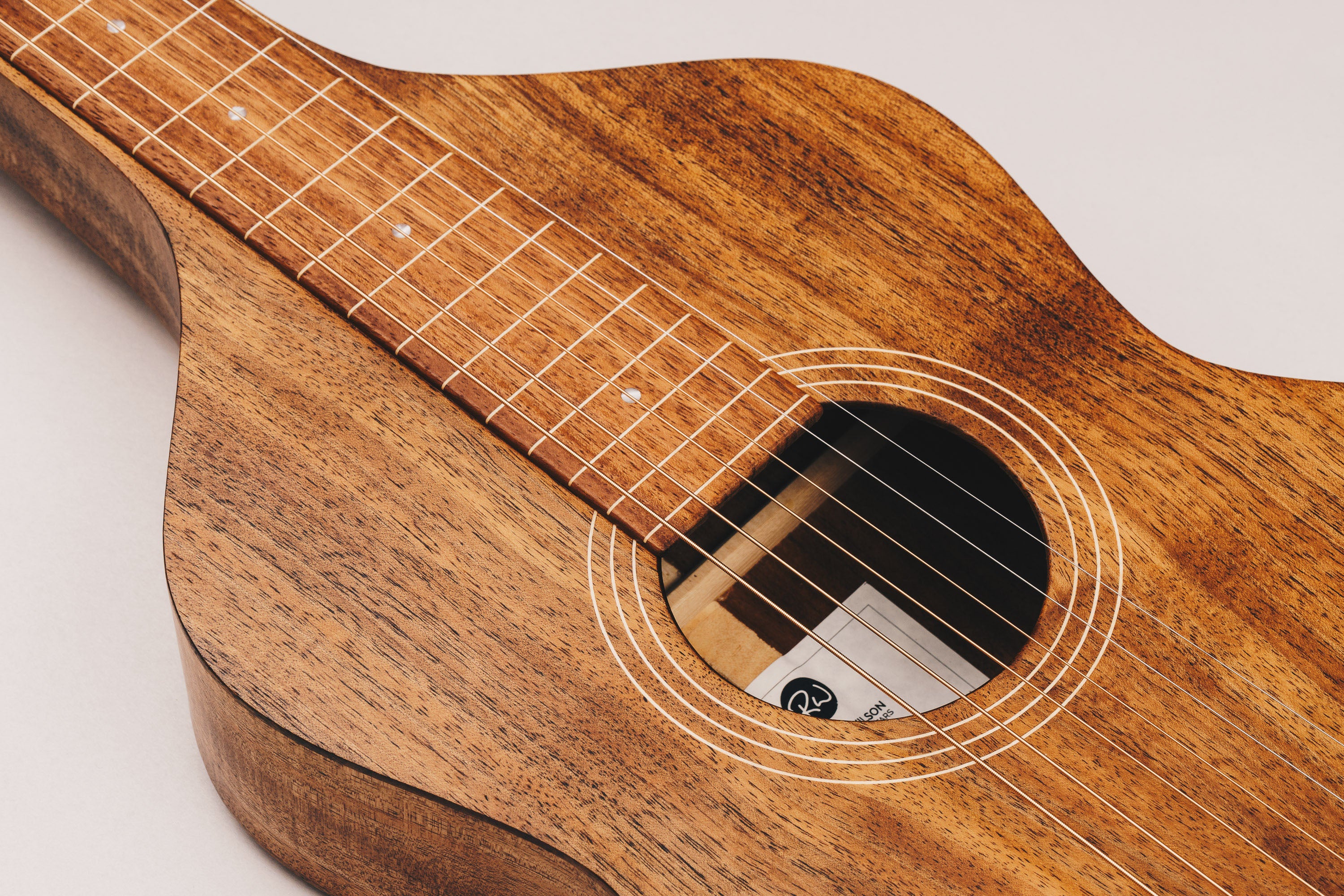 Style 1 Weissenborn Guitar Weissenborn Acoustic Lap Steel Slide Guitar by master luthier Richard Wilson. Handcrafted in Australia. Serial no. RW2112-301.