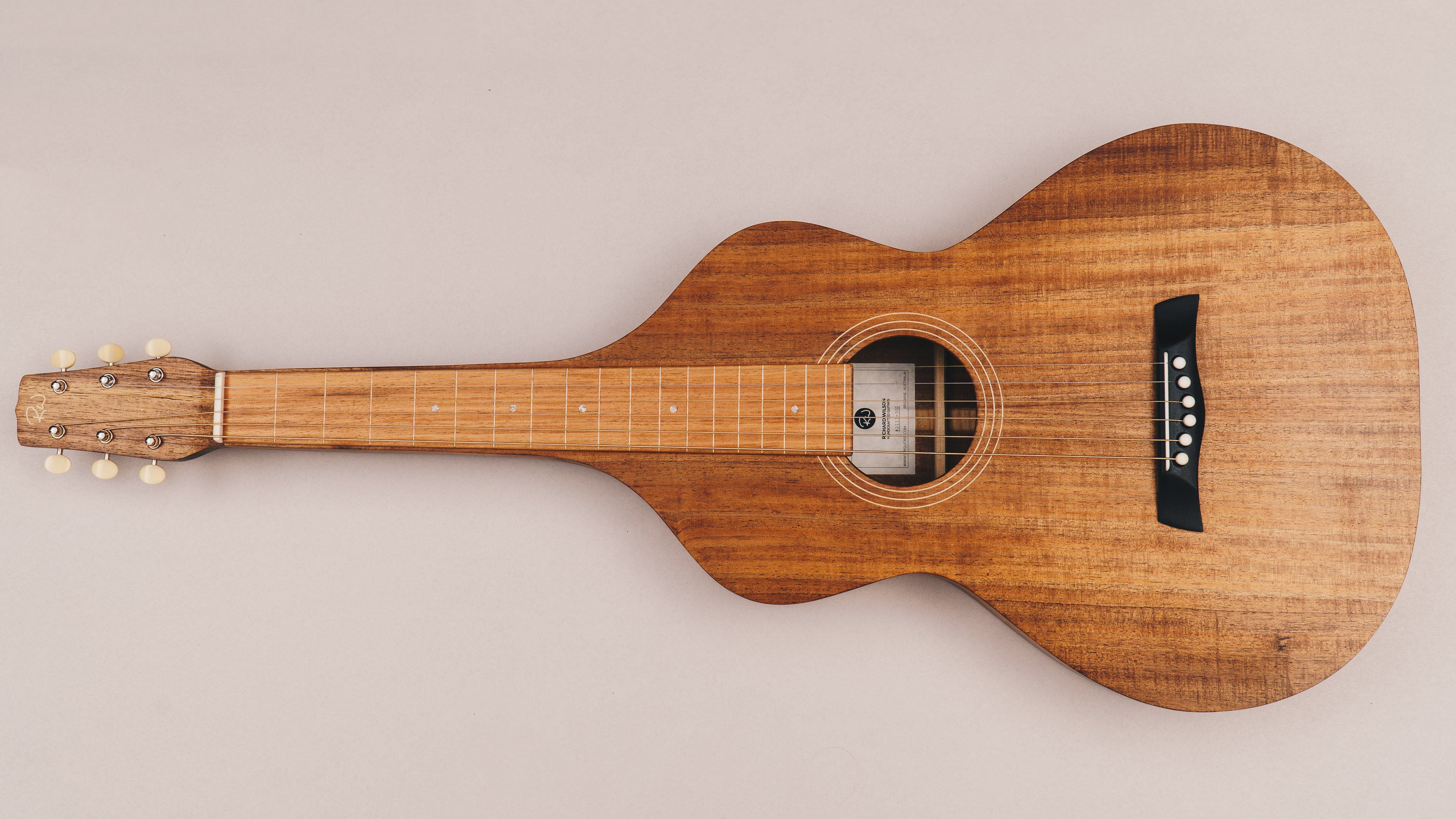 Style 1 Weissenborn Guitar Weissenborn Acoustic Lap Steel Slide Guitar by master luthier Richard Wilson. Handcrafted in Australia. Serial no. RW2113-302.