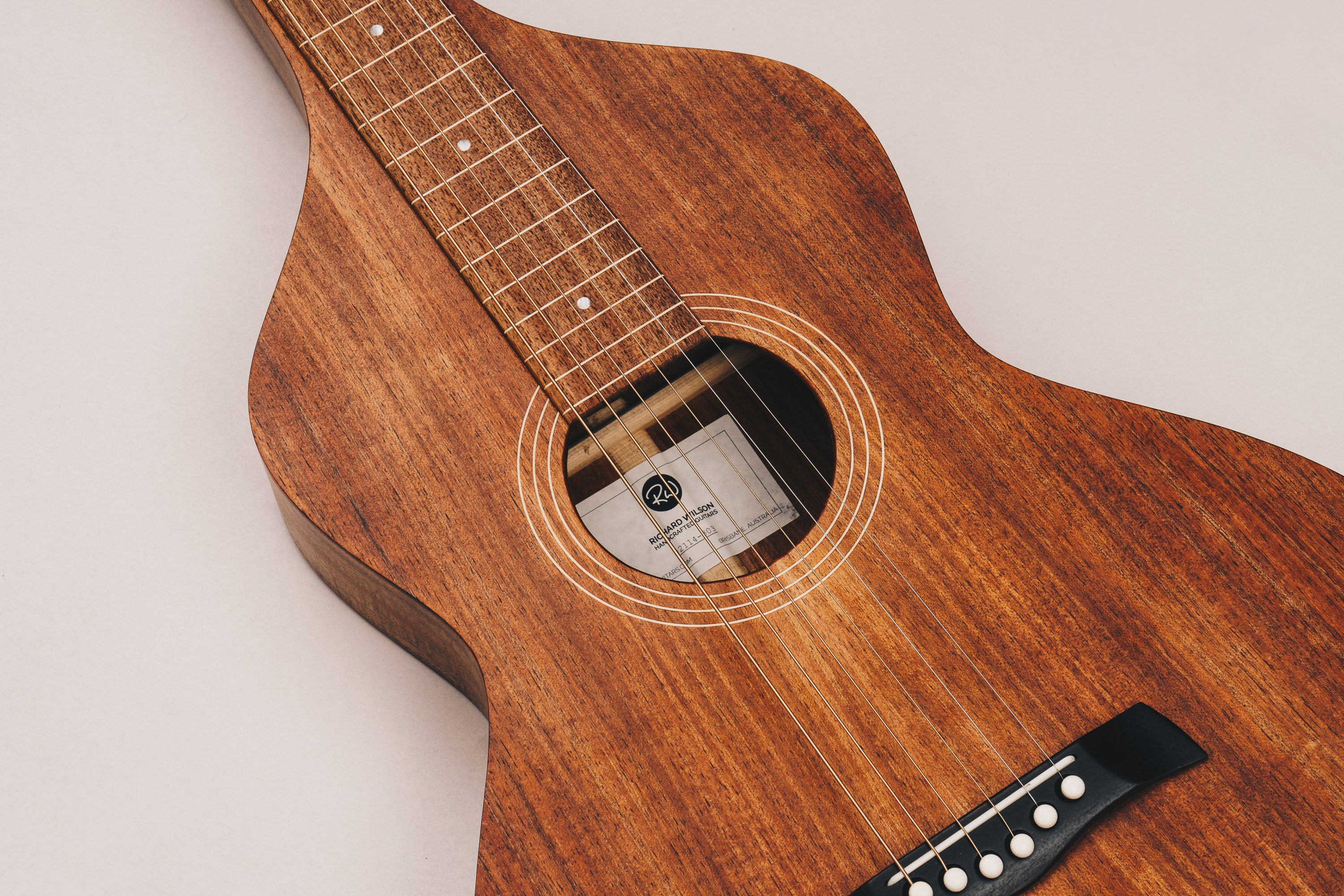 Style 1 Weissenborn Guitar Weissenborn Acoustic Lap Steel Slide Guitar by master luthier Richard Wilson. Handcrafted in Australia. Serial no. RW2114-303.