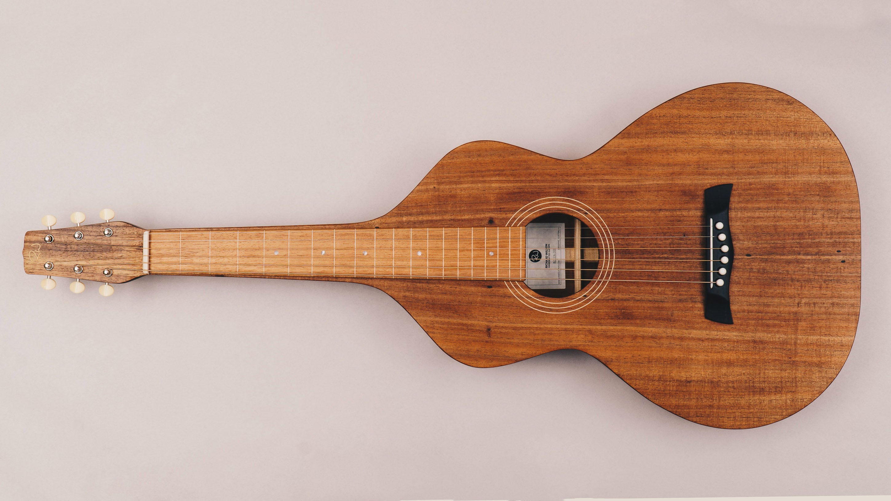 Style 1 Weissenborn Guitar Weissenborn Acoustic Lap Steel Slide Guitar by master luthier Richard Wilson. Handcrafted in Australia. Serial no. RW2119-308.
