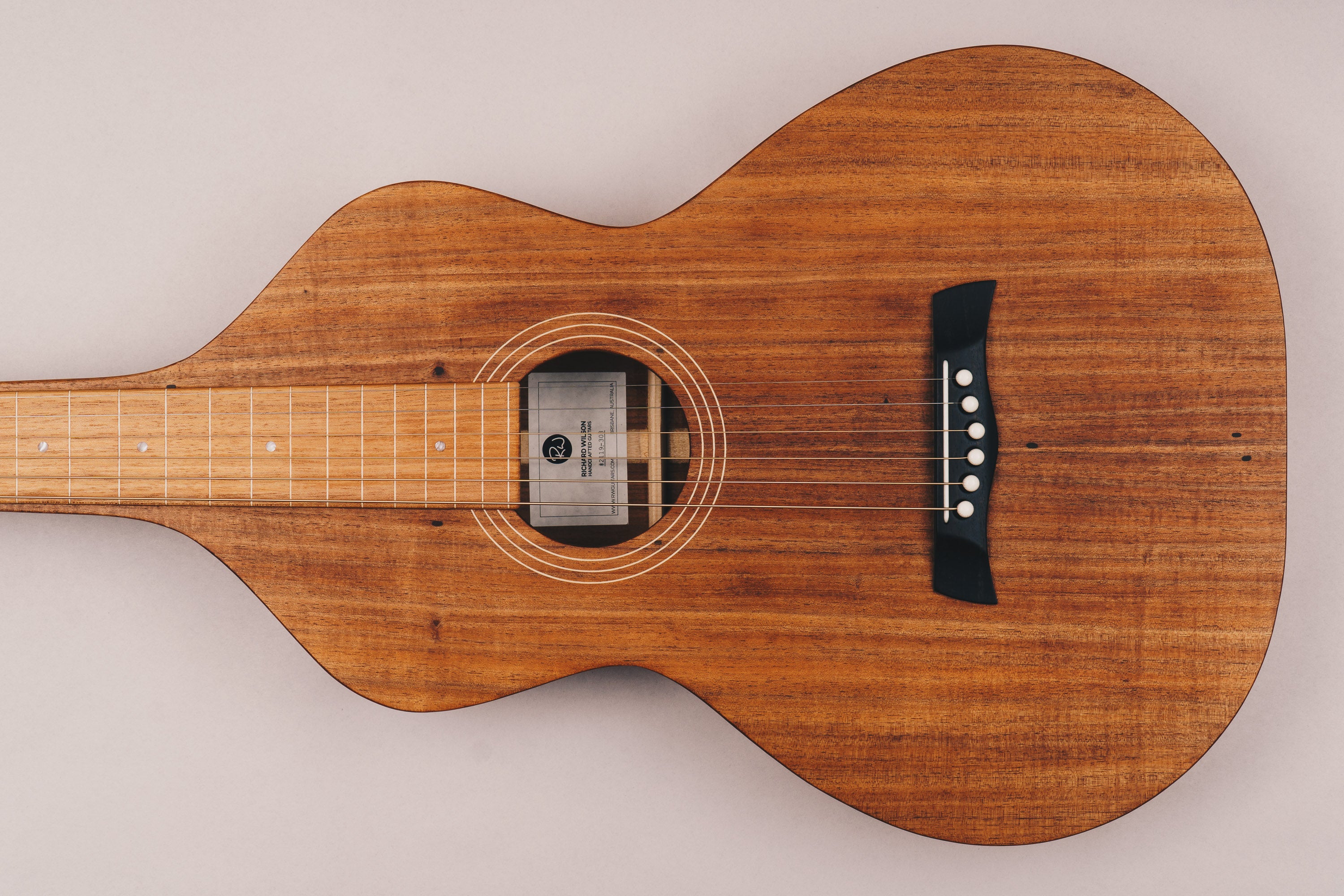 Style 1 Weissenborn Guitar Weissenborn Acoustic Lap Steel Slide Guitar by master luthier Richard Wilson. Handcrafted in Australia. Serial no. RW2119-308.