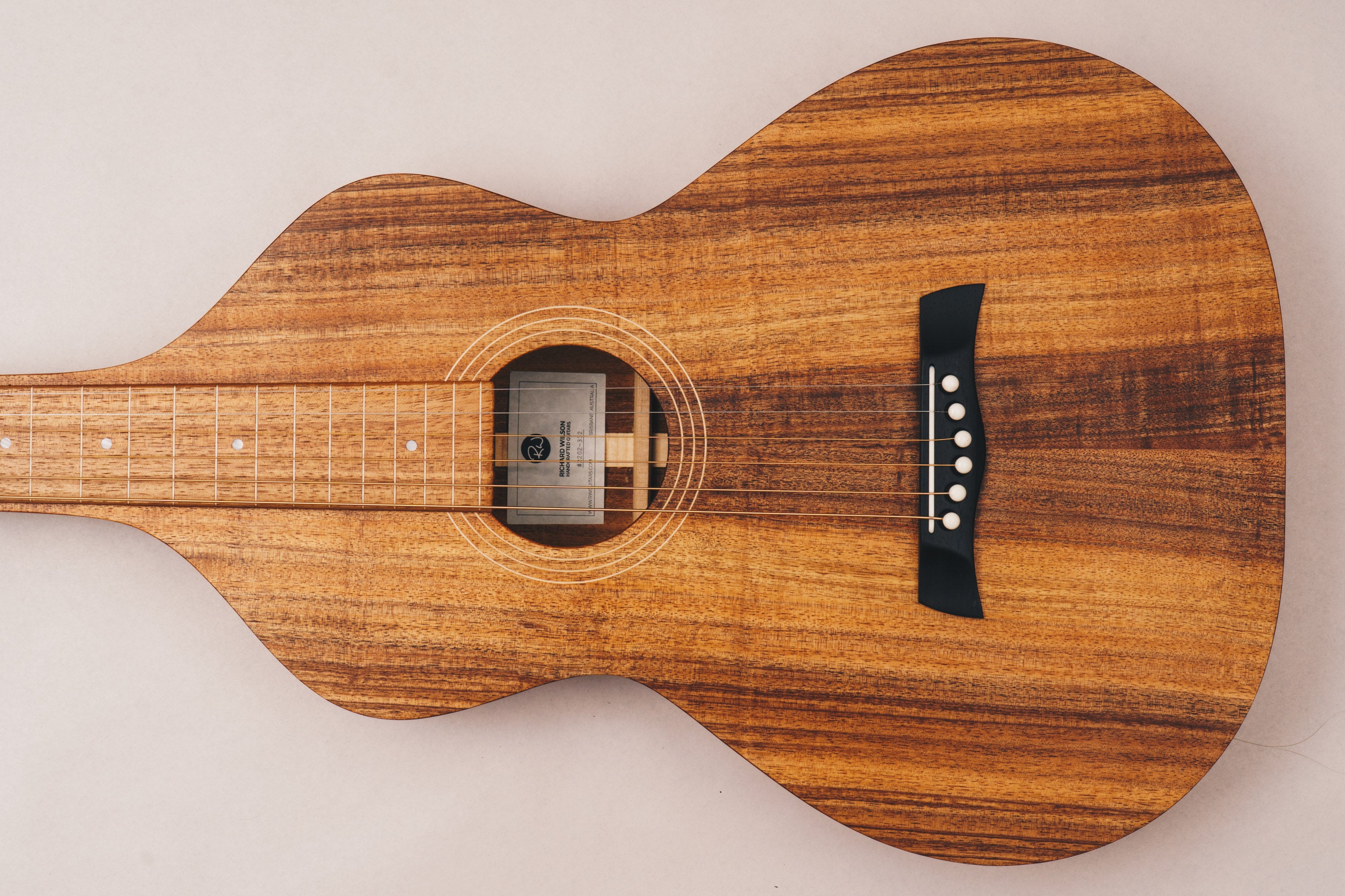 Style 1 Weissenborn Guitar Weissenborn Acoustic Lap Steel Slide Guitar by master luthier Richard Wilson. Handcrafted in Australia. Serial no. RW2202-332.
