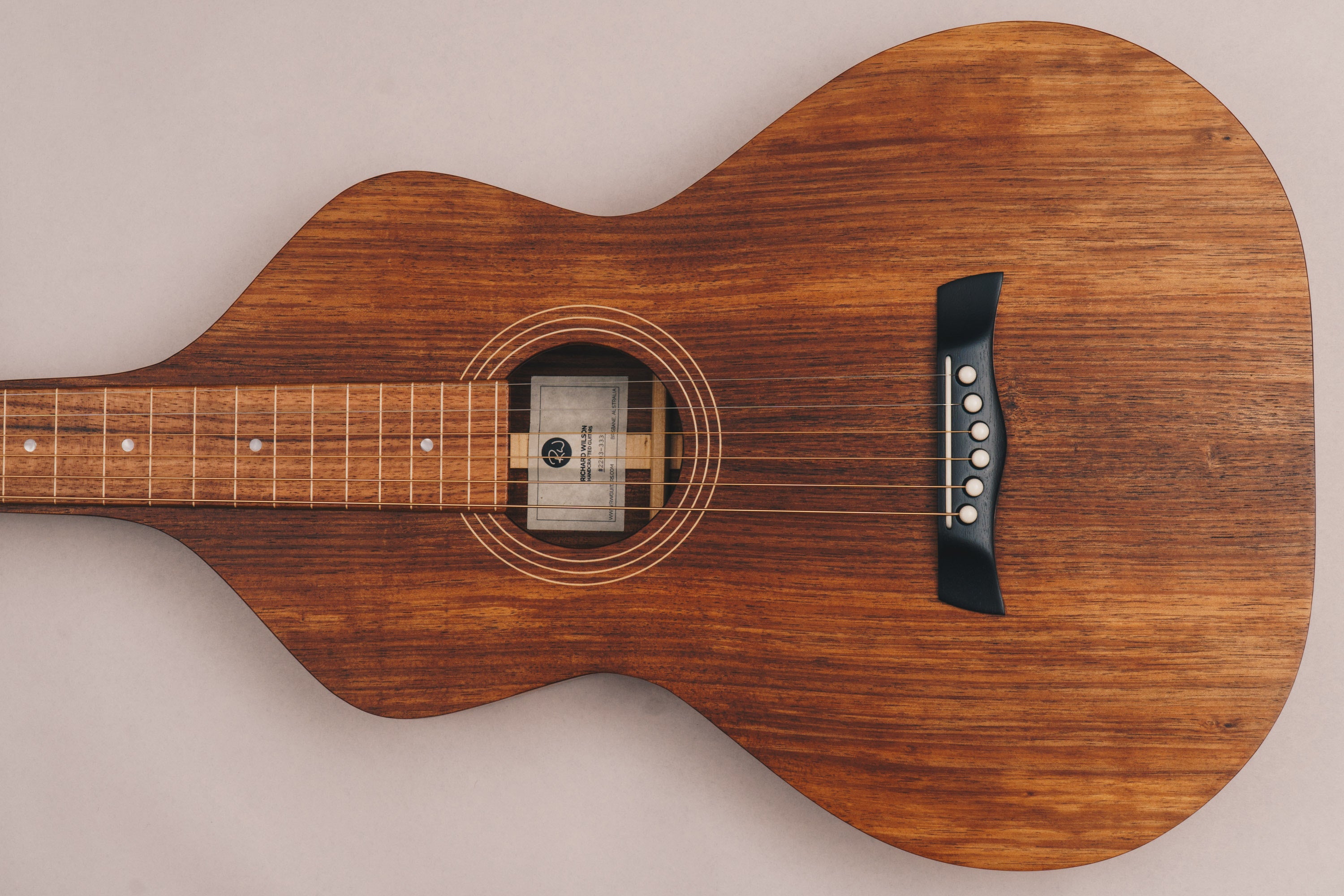 Style 1 Weissenborn Guitar Weissenborn Acoustic Lap Steel Slide Guitar by master luthier Richard Wilson. Handcrafted in Australia. Serial no. RW2203-333.