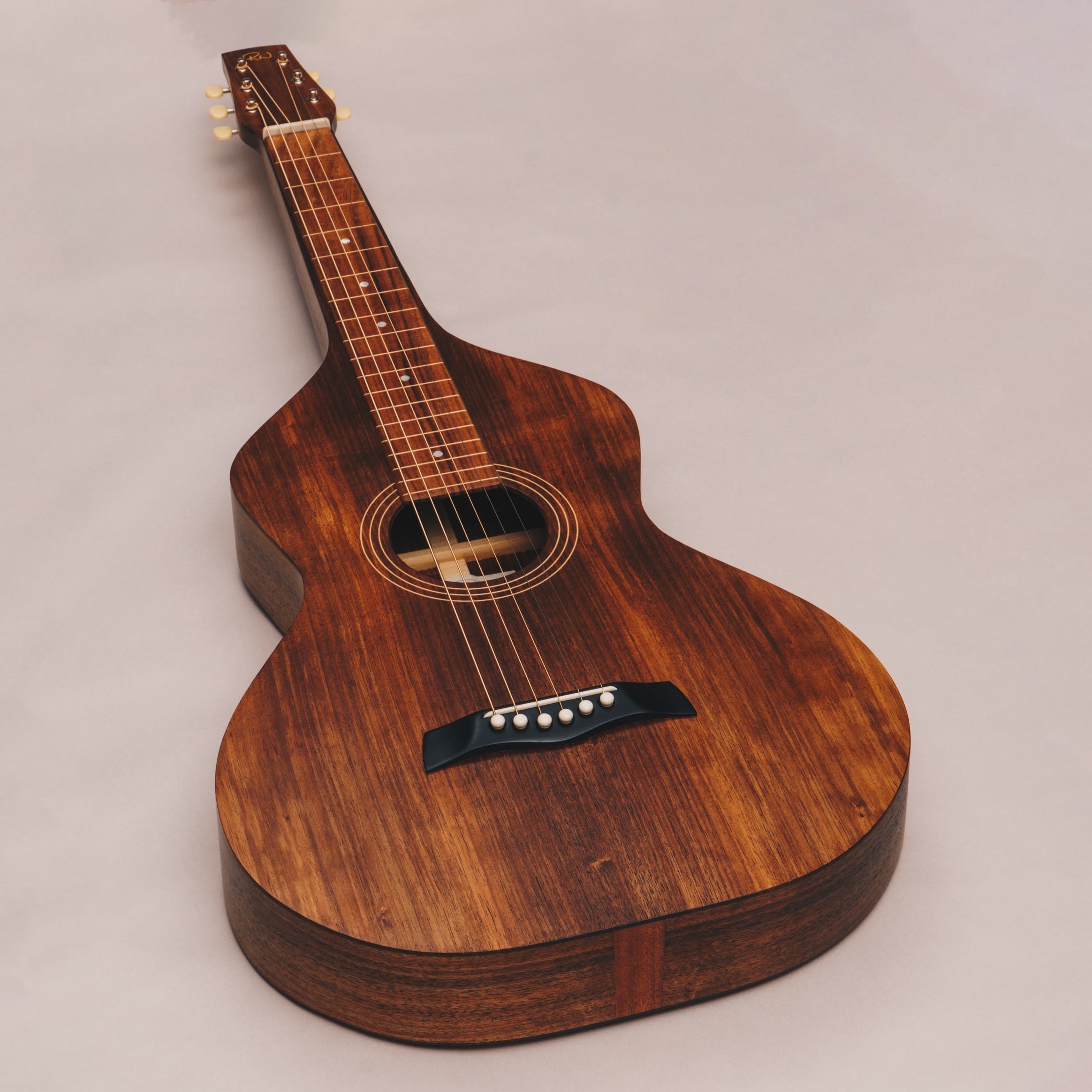 Style 1 Weissenborn Guitar Weissenborn Acoustic Lap Steel Slide Guitar by master luthier Richard Wilson. Handcrafted in Australia. Serial no. RW2203-333.