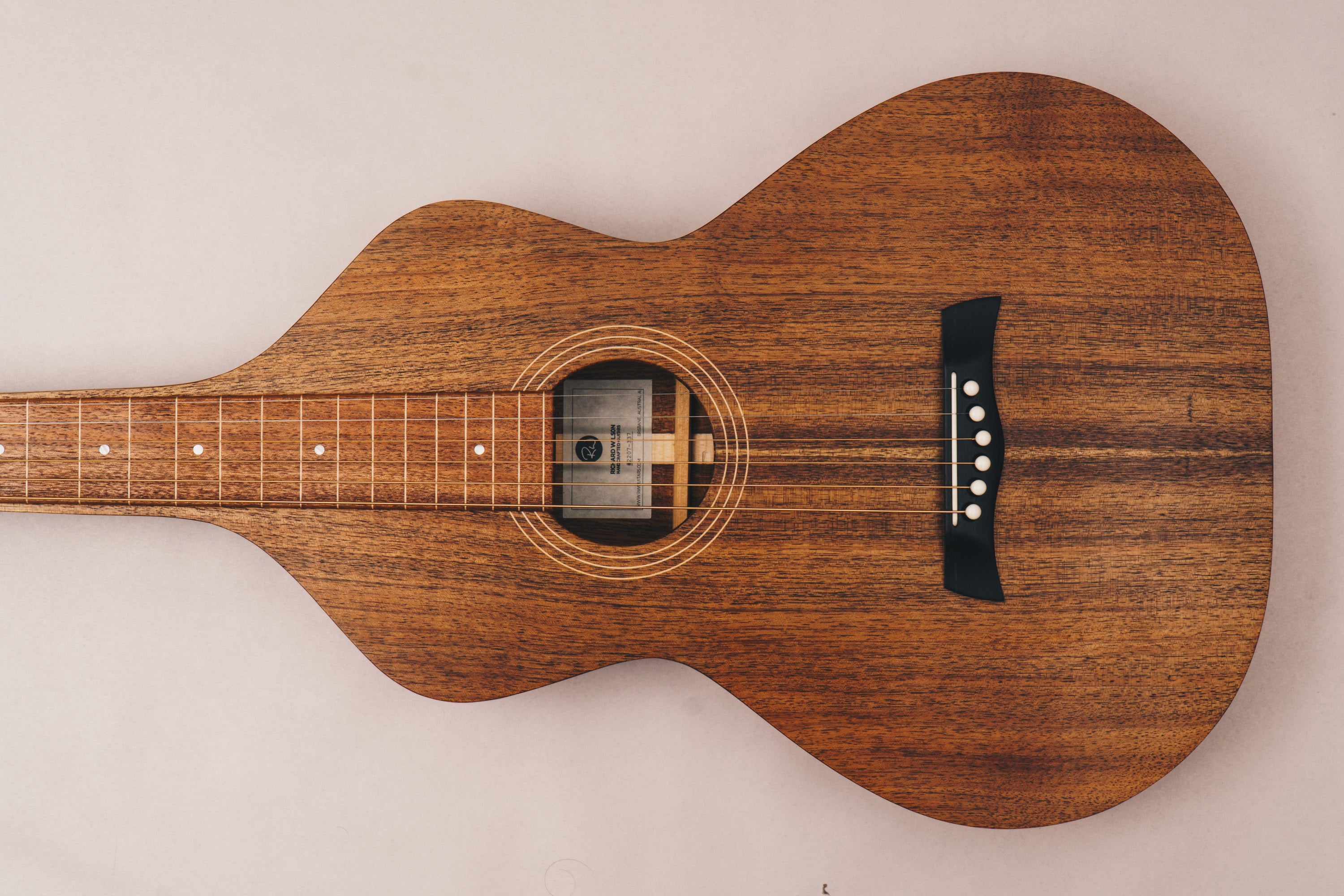 Style 1 Weissenborn Guitar Weissenborn Acoustic Lap Steel Slide Guitar by master luthier Richard Wilson. Handcrafted in Australia. Serial no. RW2207-337.