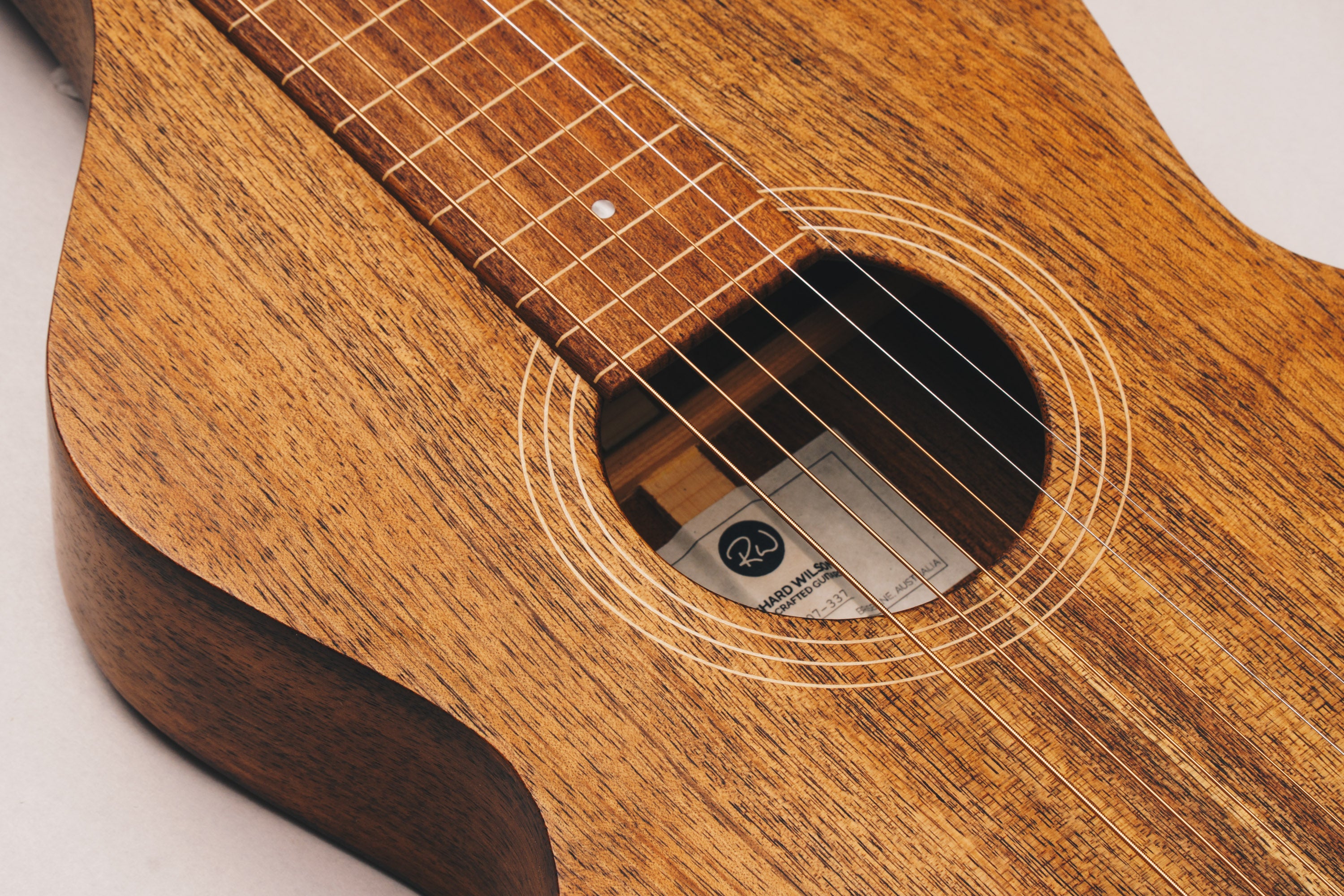 Style 1 Weissenborn Guitar Weissenborn Acoustic Lap Steel Slide Guitar by master luthier Richard Wilson. Handcrafted in Australia. Serial no. RW2207-337.