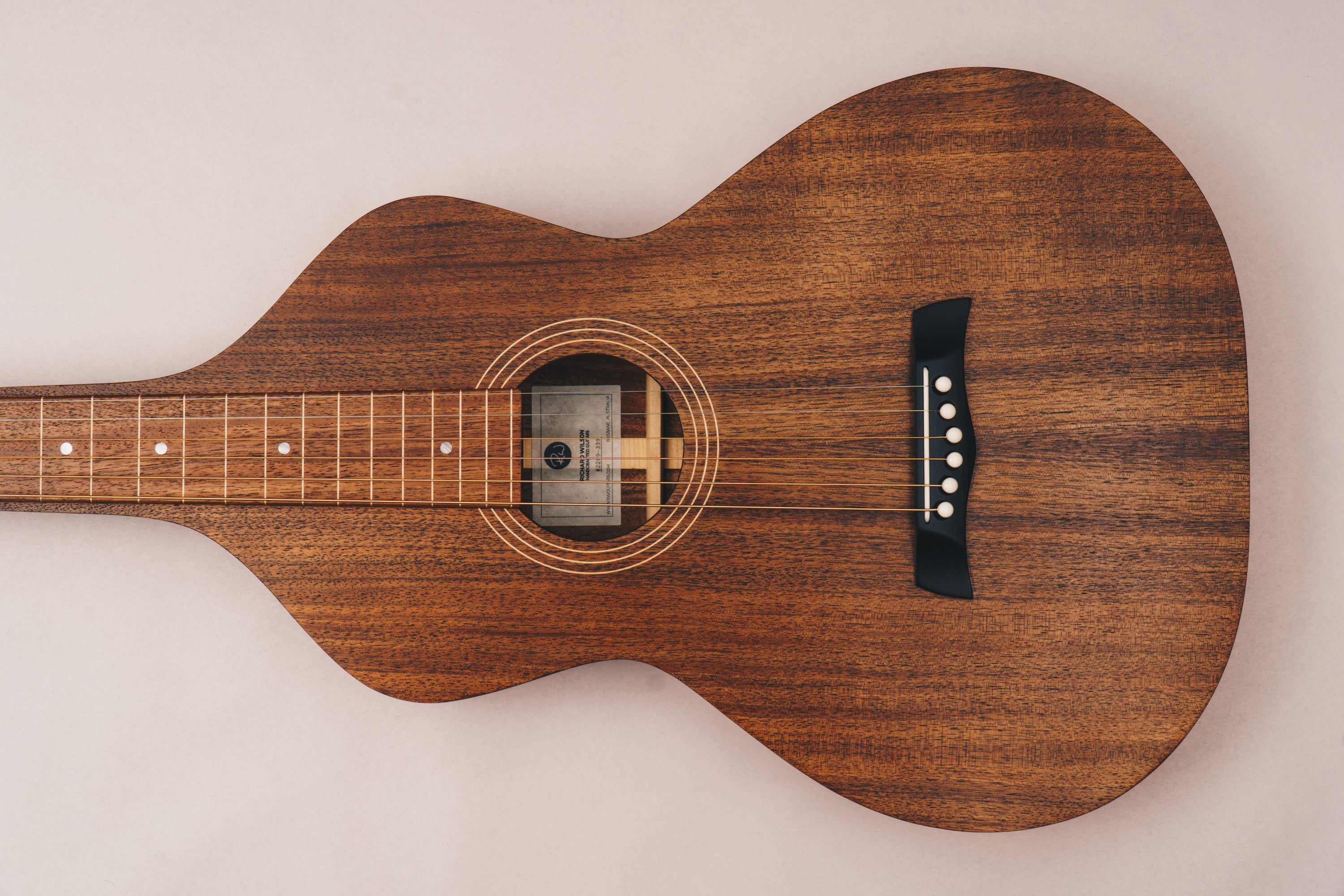 Style 1 Weissenborn Guitar Weissenborn Acoustic Lap Steel Slide Guitar by master luthier Richard Wilson. Handcrafted in Australia. Serial no. RW2209-339.