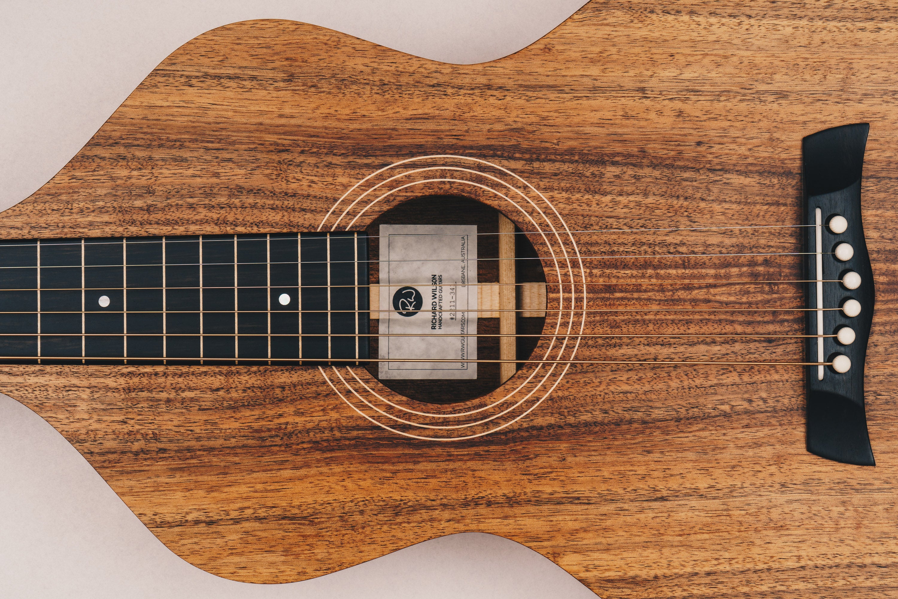 Style 1 Weissenborn Guitar Weissenborn Acoustic Lap Steel Slide Guitar by master luthier Richard Wilson. Handcrafted in Australia. Serial no. RW2211-341.