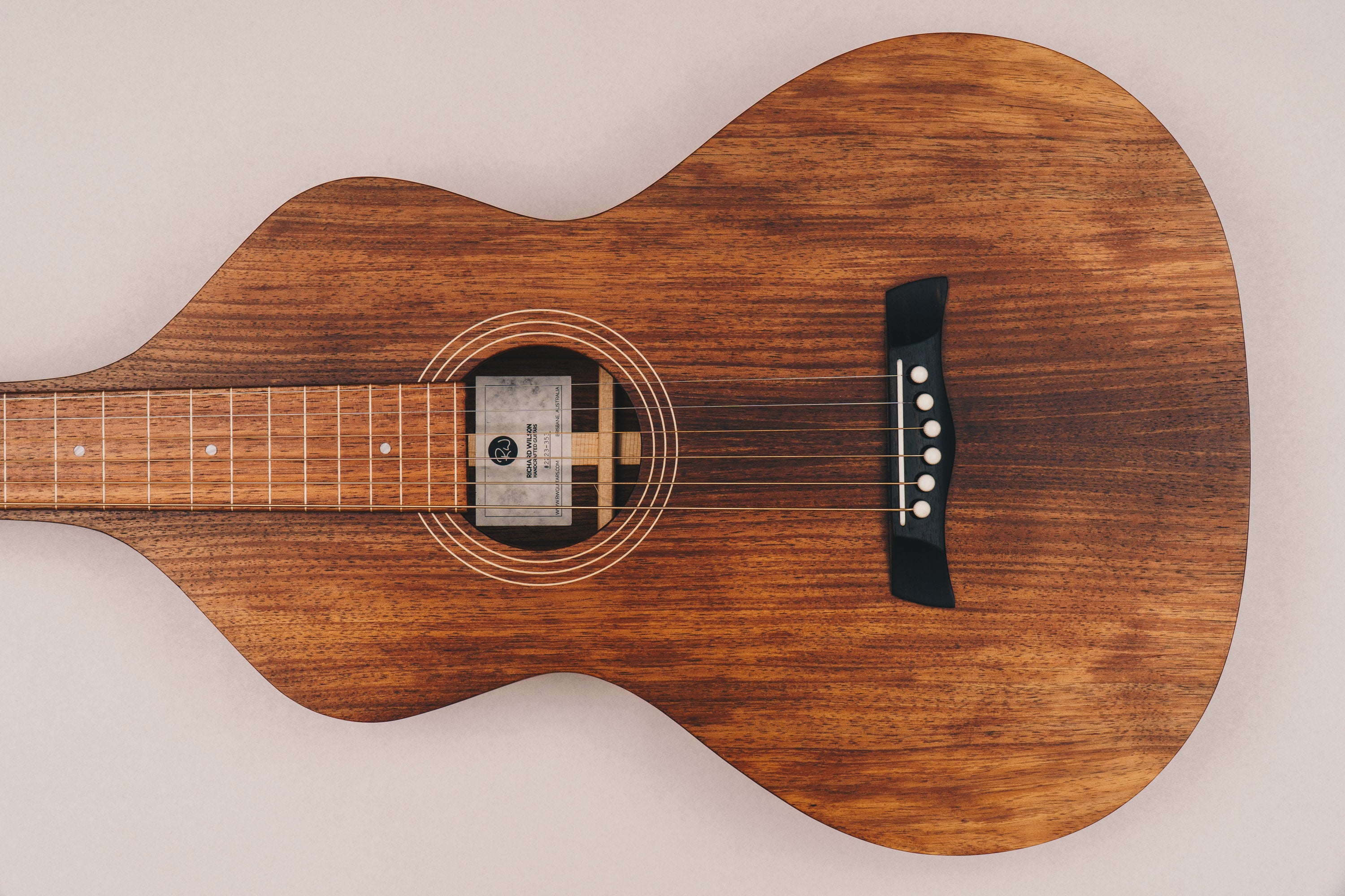 Style 1 Weissenborn Guitar Weissenborn Acoustic Lap Steel Slide Guitar by master luthier Richard Wilson. Handcrafted in Australia. Serial no. RW2223-353.