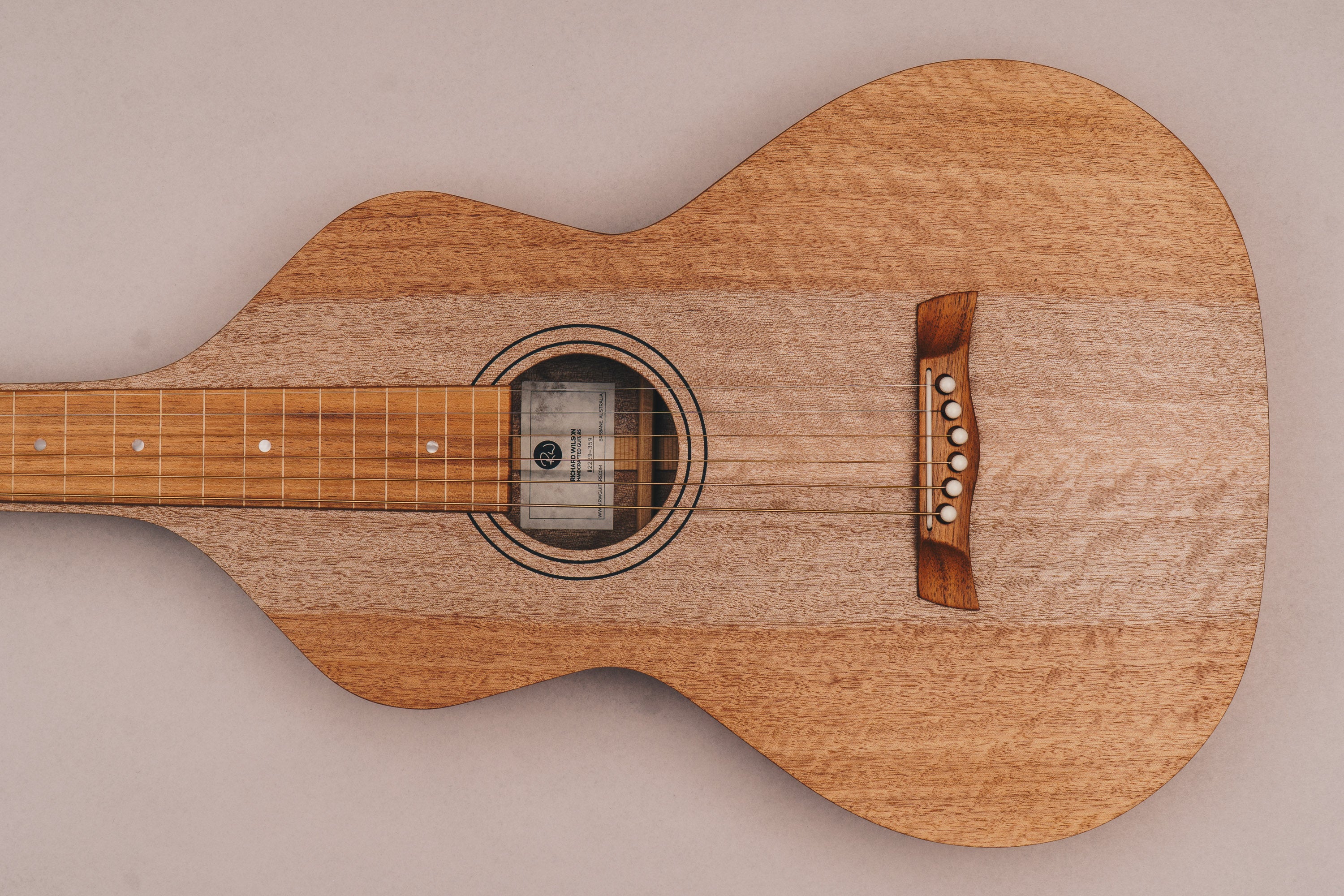 Style 1 Weissenborn Guitar Weissenborn Acoustic Lap Steel Slide Guitar by master luthier Richard Wilson. Handcrafted in Australia. Serial no. RW2229-359.