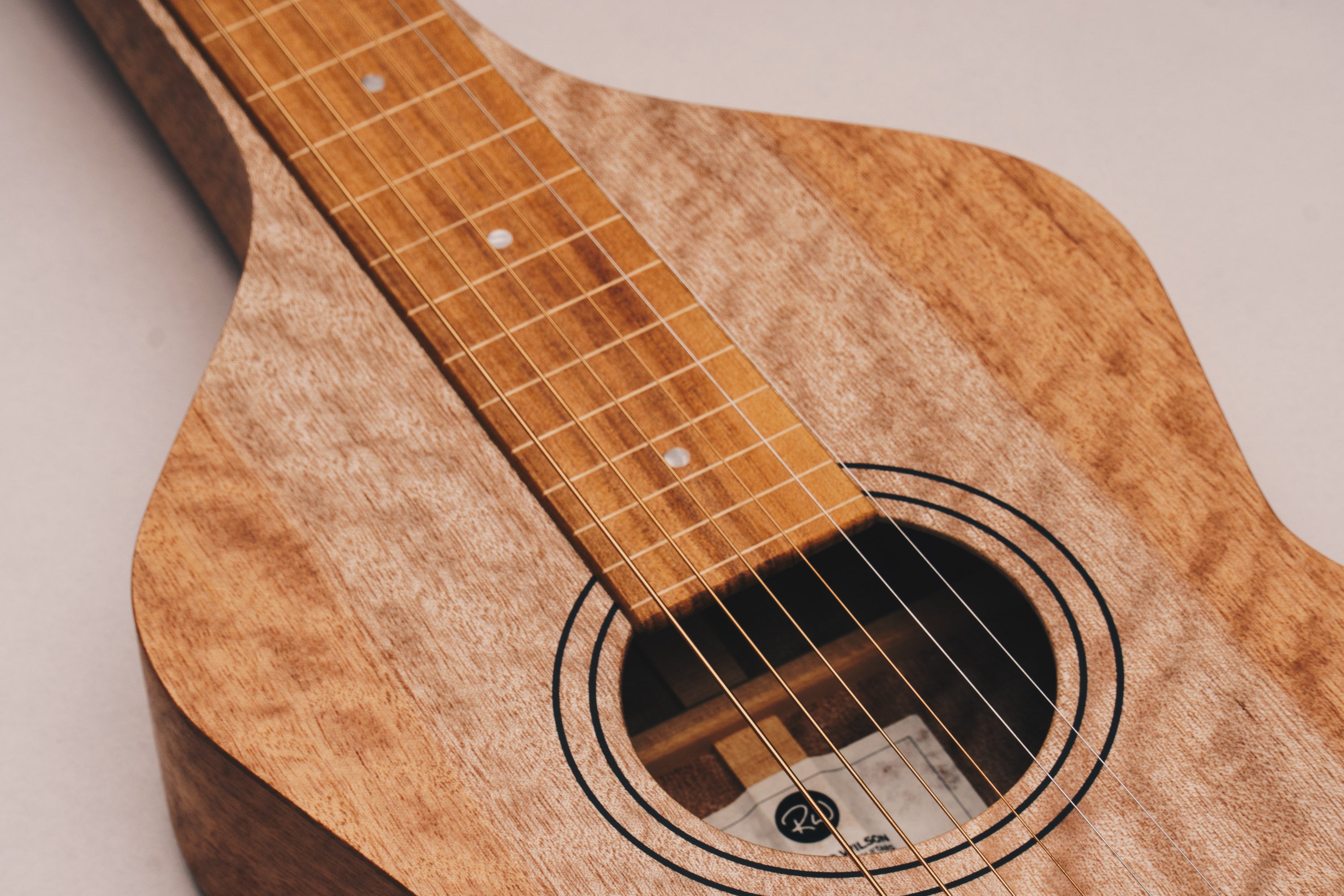 Style 1 Weissenborn Guitar Weissenborn Acoustic Lap Steel Slide Guitar by master luthier Richard Wilson. Handcrafted in Australia. Serial no. RW2229-359.