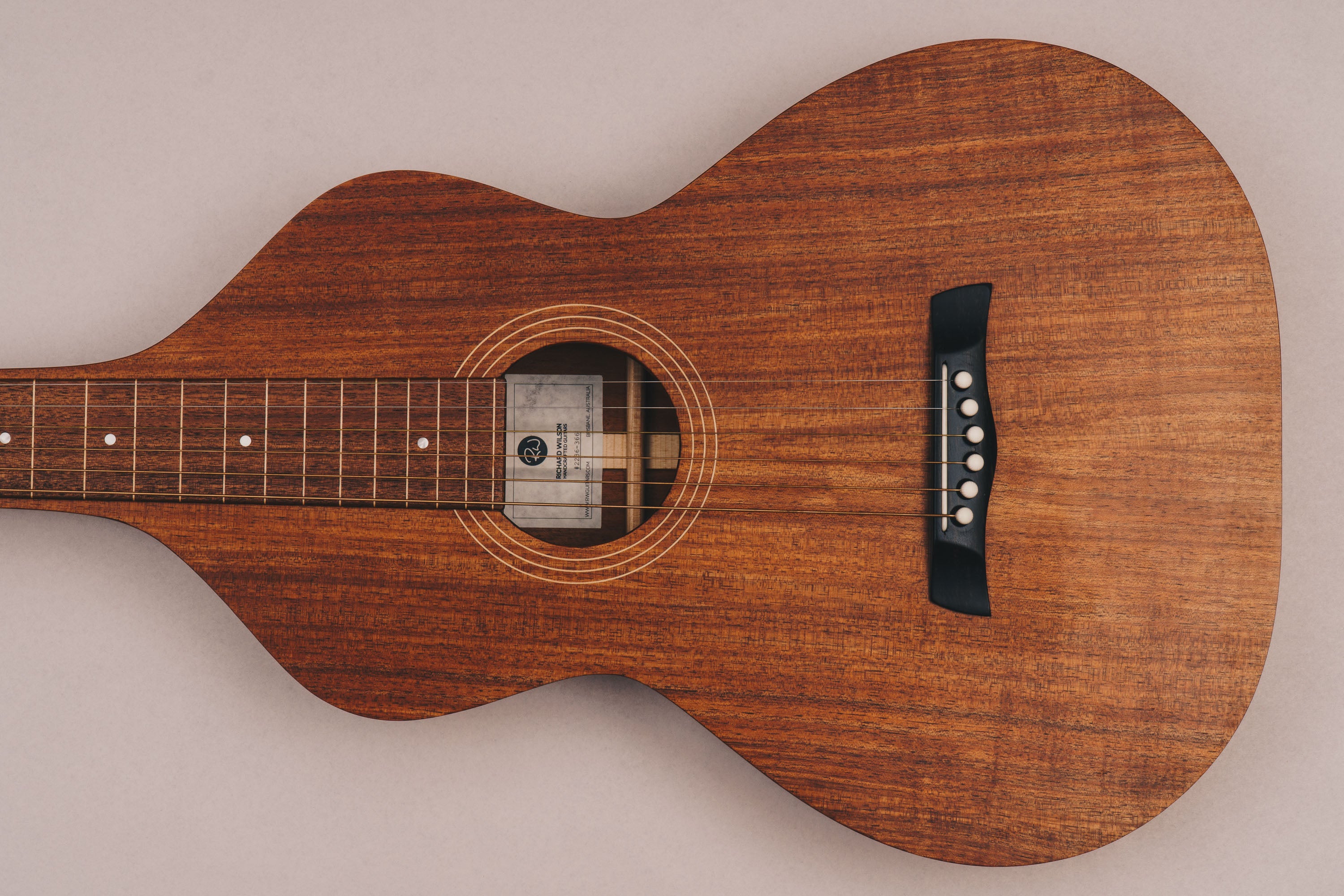 Style 1 Weissenborn Guitar Weissenborn Acoustic Lap Steel Slide Guitar by master luthier Richard Wilson. Handcrafted in Australia. Serial no. RW2236-366.
