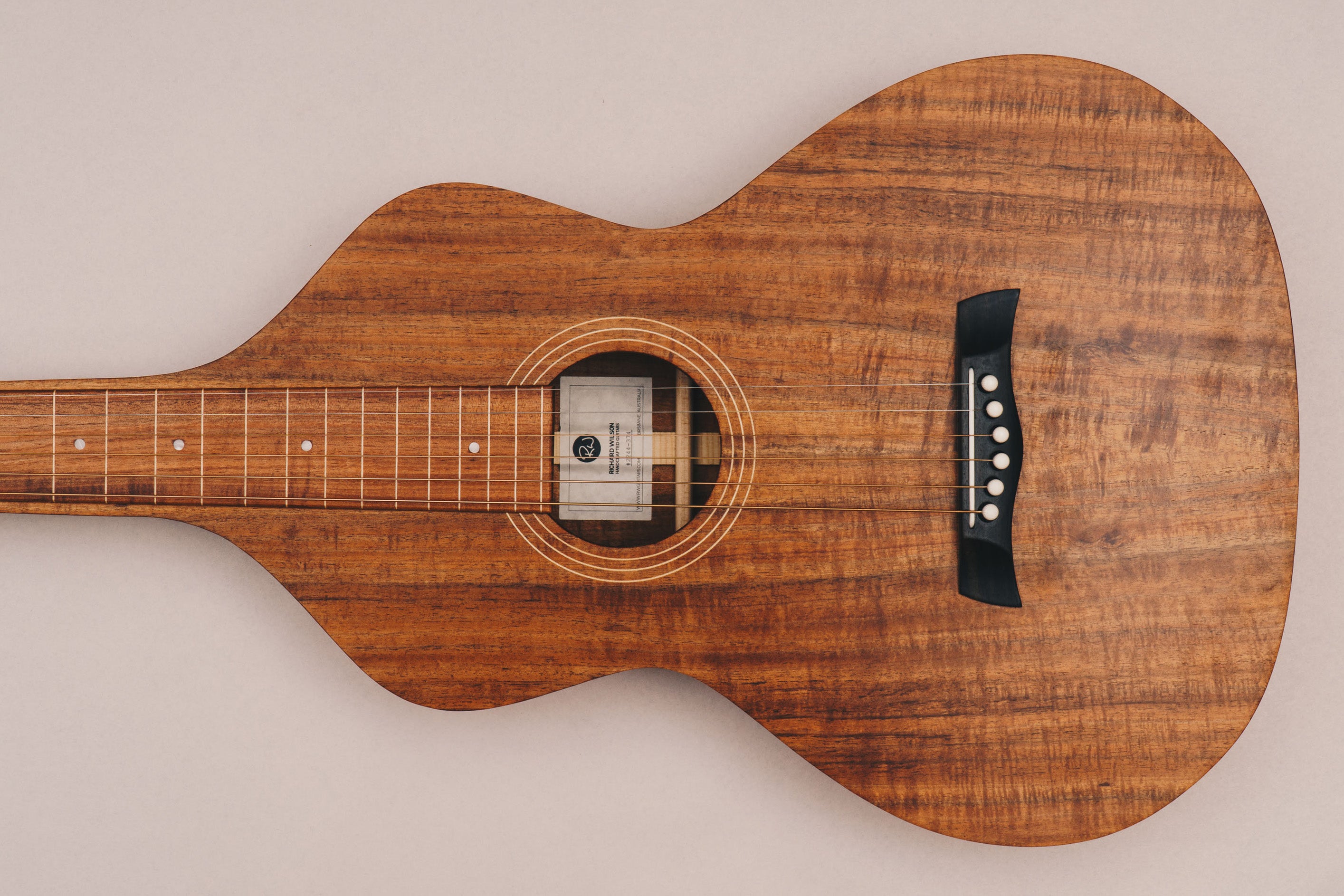 Style 1 Weissenborn Guitar Weissenborn Acoustic Lap Steel Slide Guitar by master luthier Richard Wilson. Handcrafted in Australia. Serial no. RW2242-374.