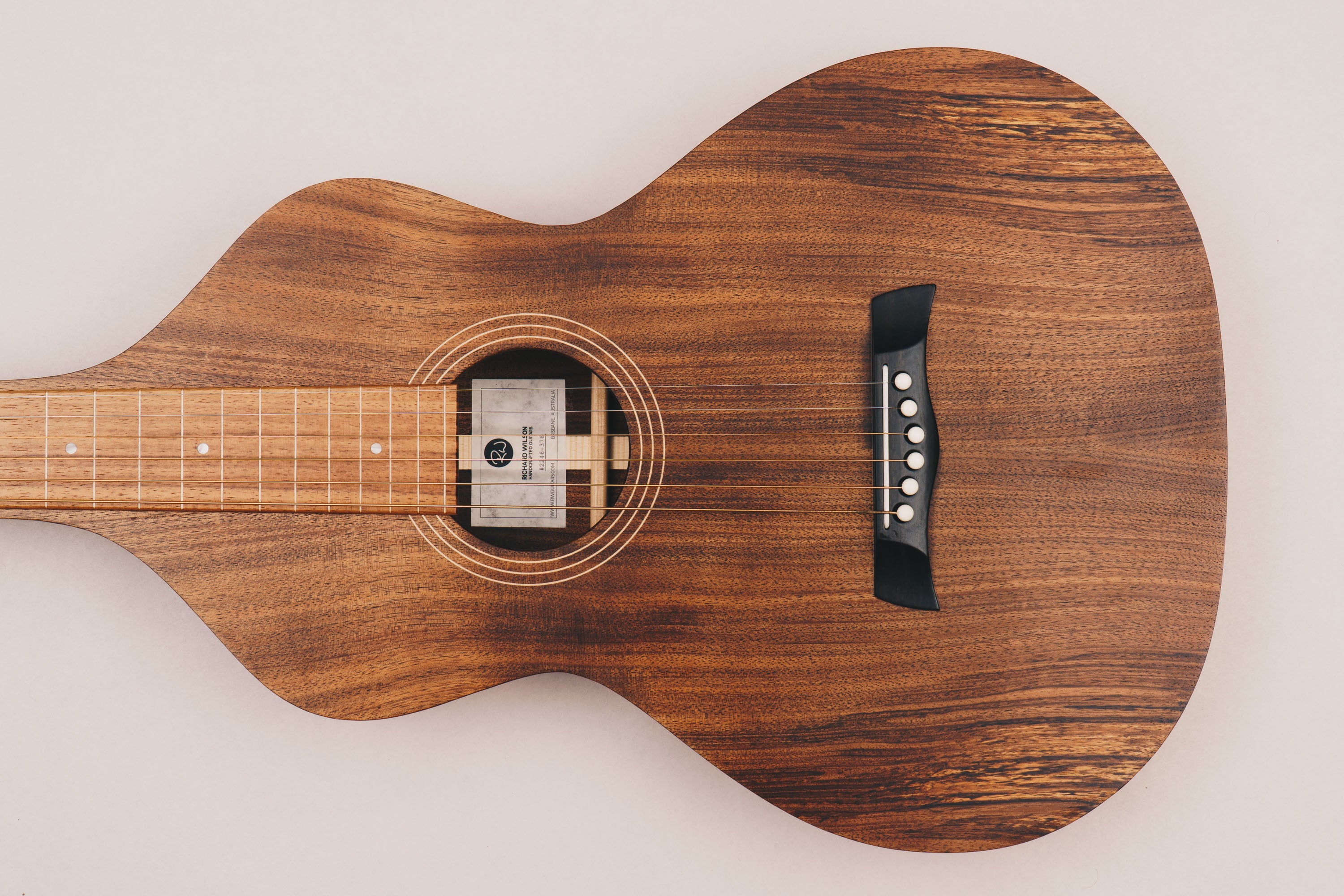 Style 1 Weissenborn Guitar Weissenborn Acoustic Lap Steel Slide Guitar by master luthier Richard Wilson. Handcrafted in Australia. Serial no. RW2246-376.
