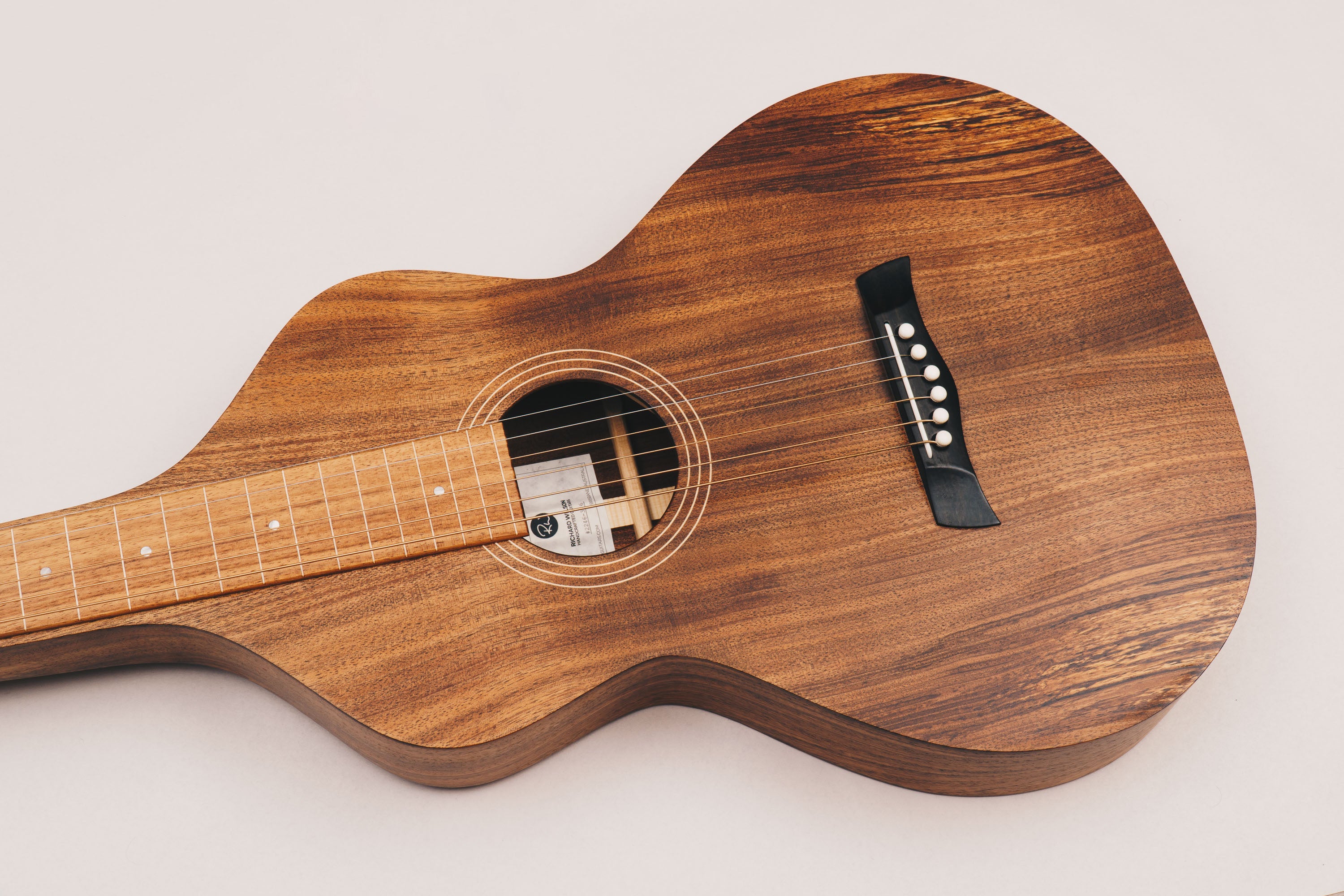 Style 1 Weissenborn Guitar Weissenborn Acoustic Lap Steel Slide Guitar by master luthier Richard Wilson. Handcrafted in Australia. Serial no. RW2246-376.