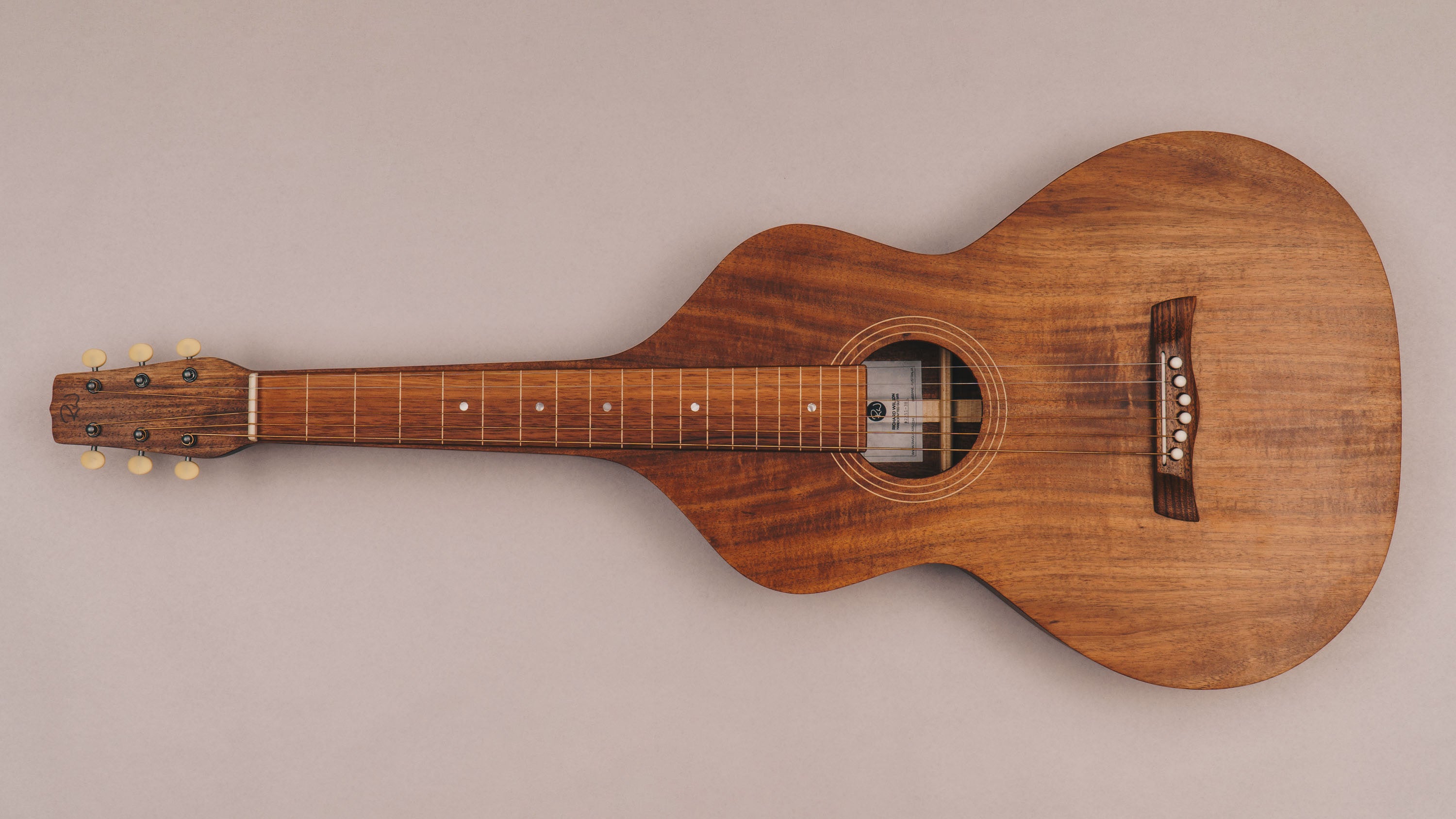 Style 1 Weissenborn Guitar Weissenborn Acoustic Lap Steel Slide Guitar by master luthier Richard Wilson. Handcrafted in Australia. Serial no. RW2251-381.