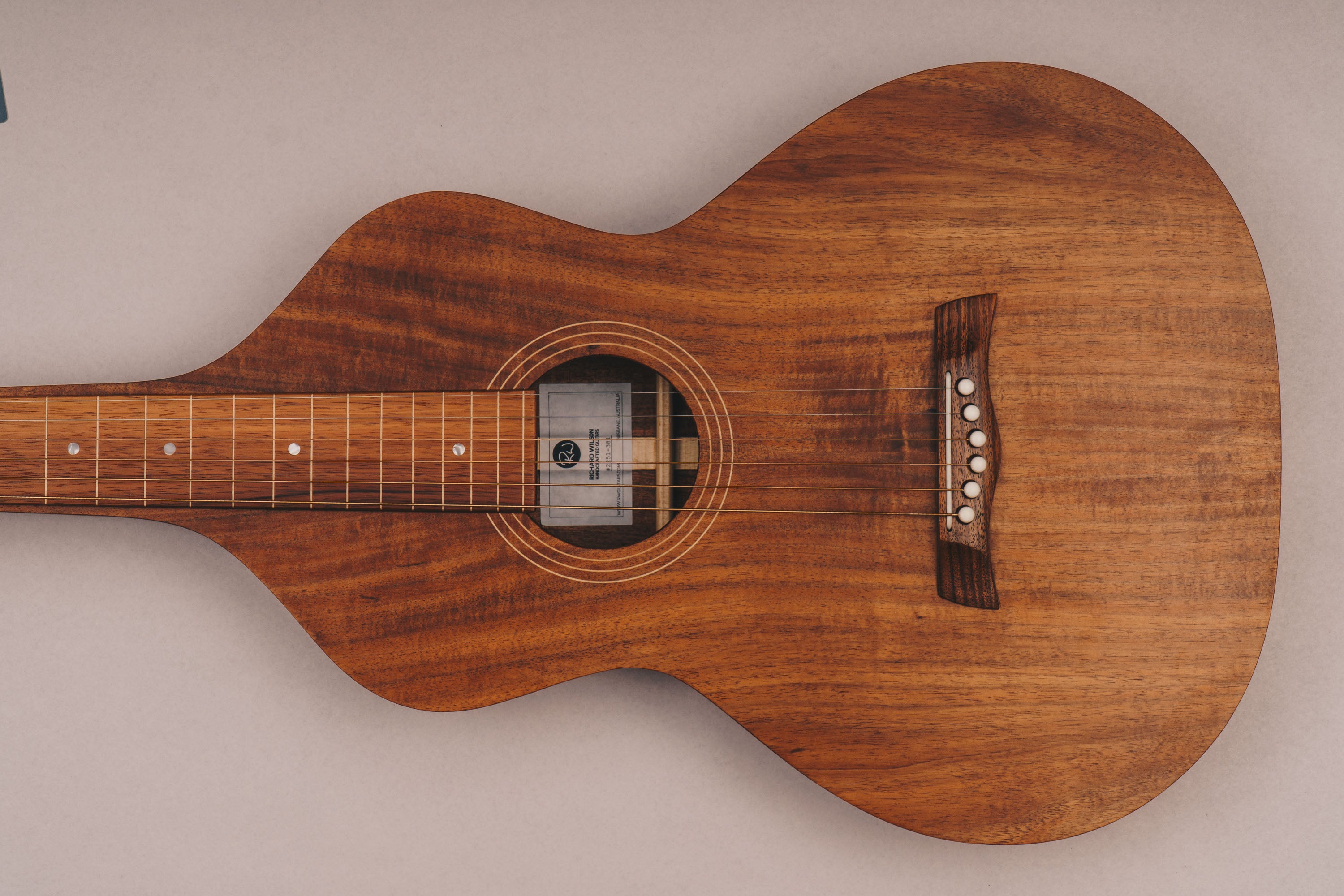 Style 1 Weissenborn Guitar Weissenborn Acoustic Lap Steel Slide Guitar by master luthier Richard Wilson. Handcrafted in Australia. Serial no. RW2251-381.